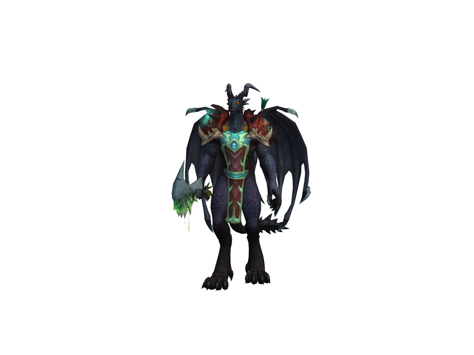 Blackdrake 3D character render
