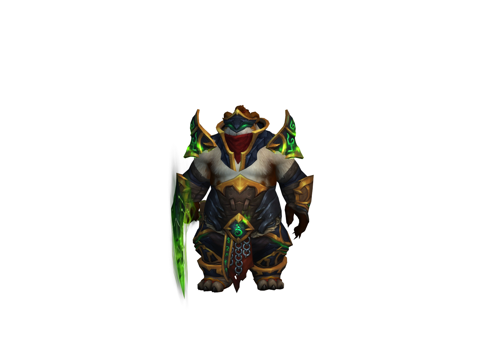 Pandakill 3D character render