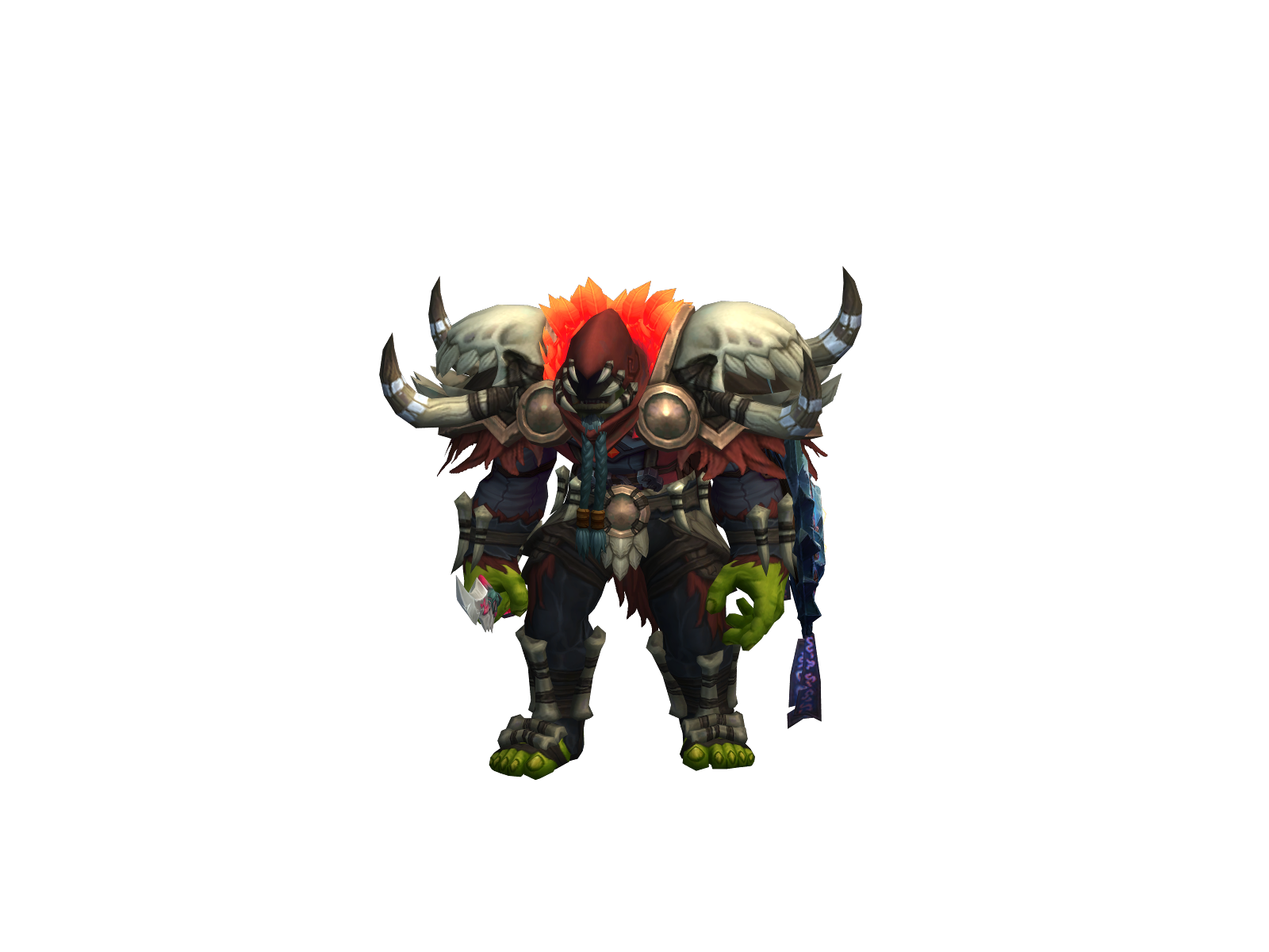 Greysham 3D character render