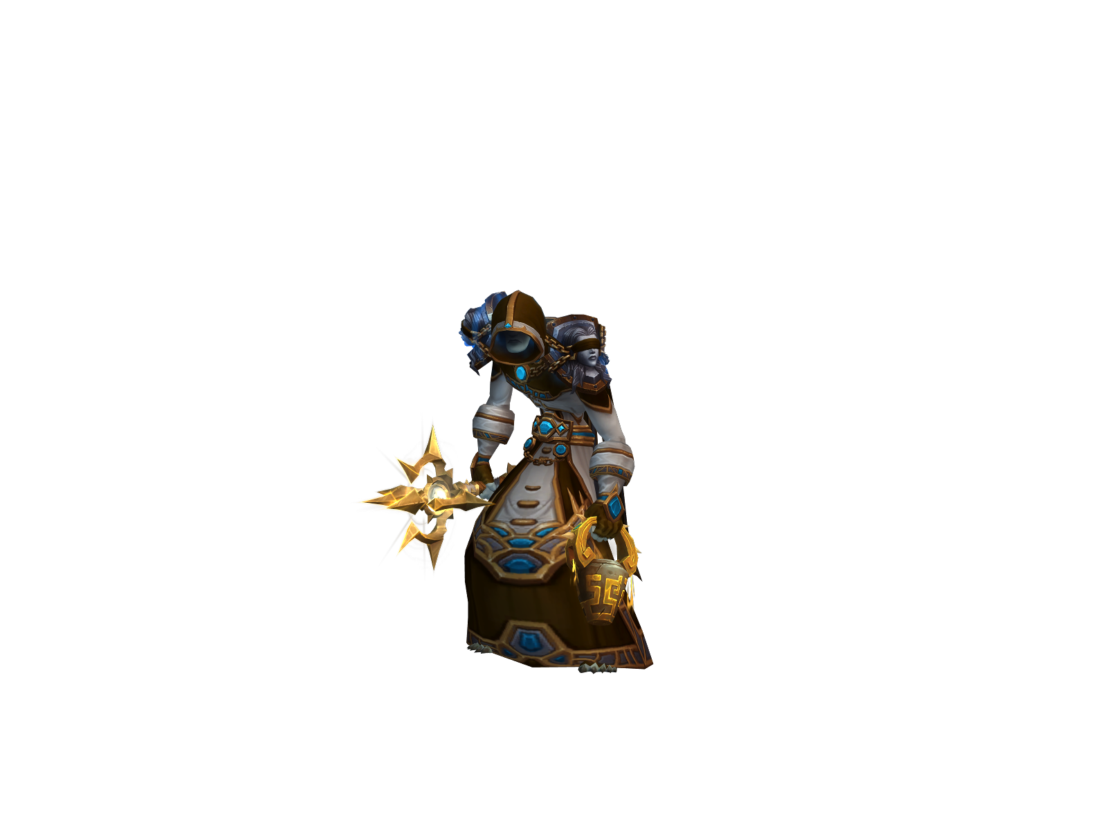 Udeadpriest 3D character render