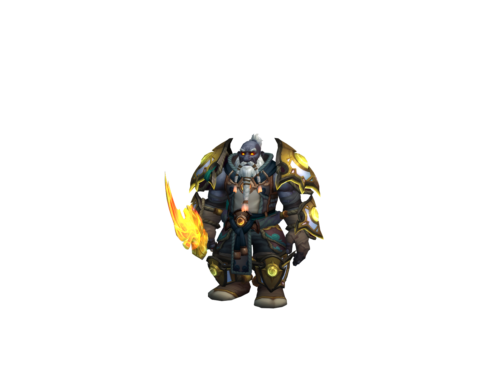Allfists 3D character render