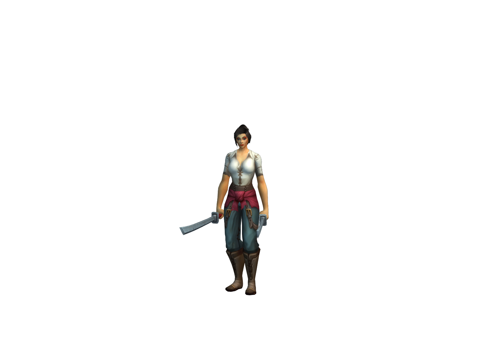 Awpmid 3D character render