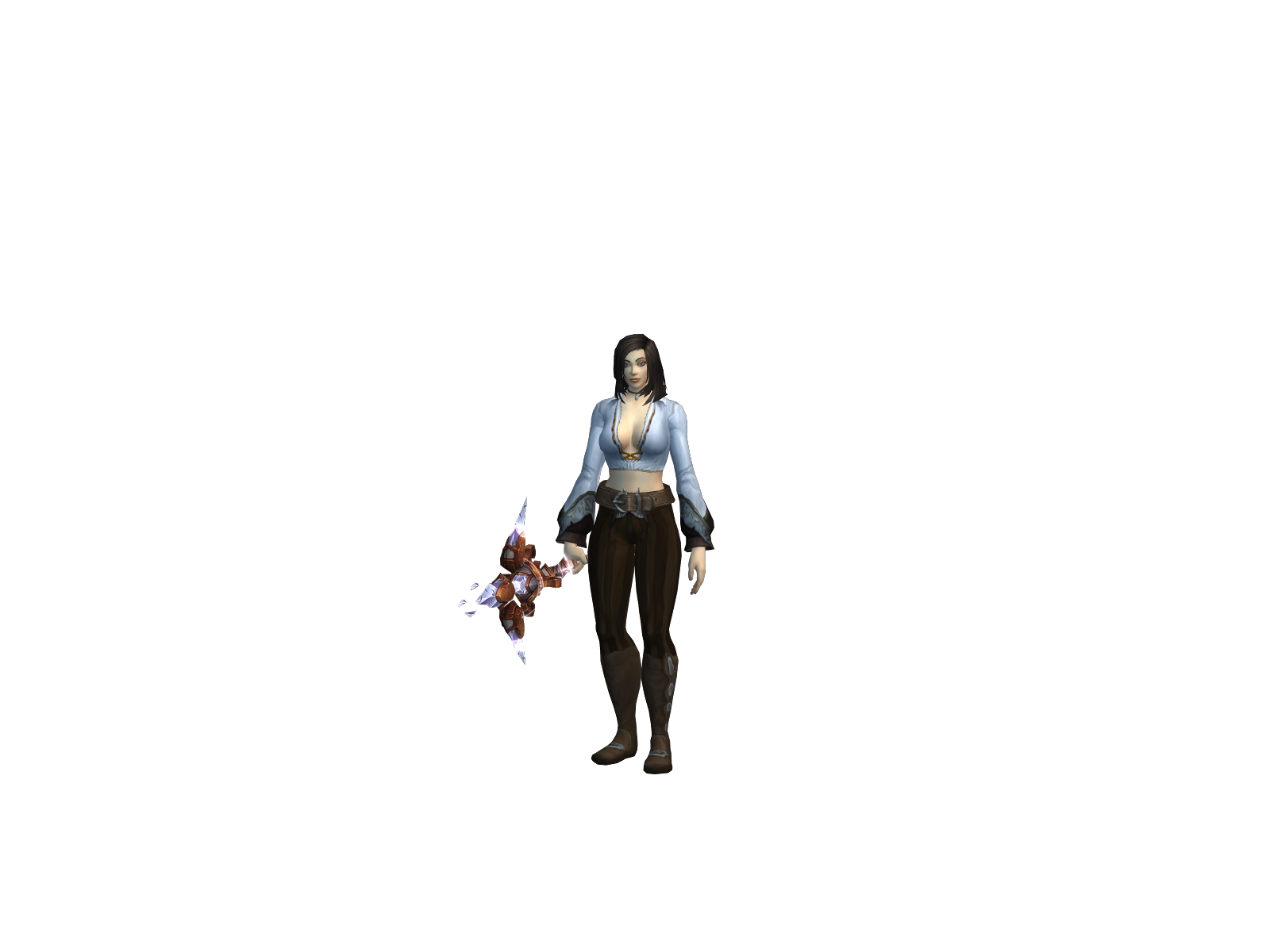 Damnpride 3D character render