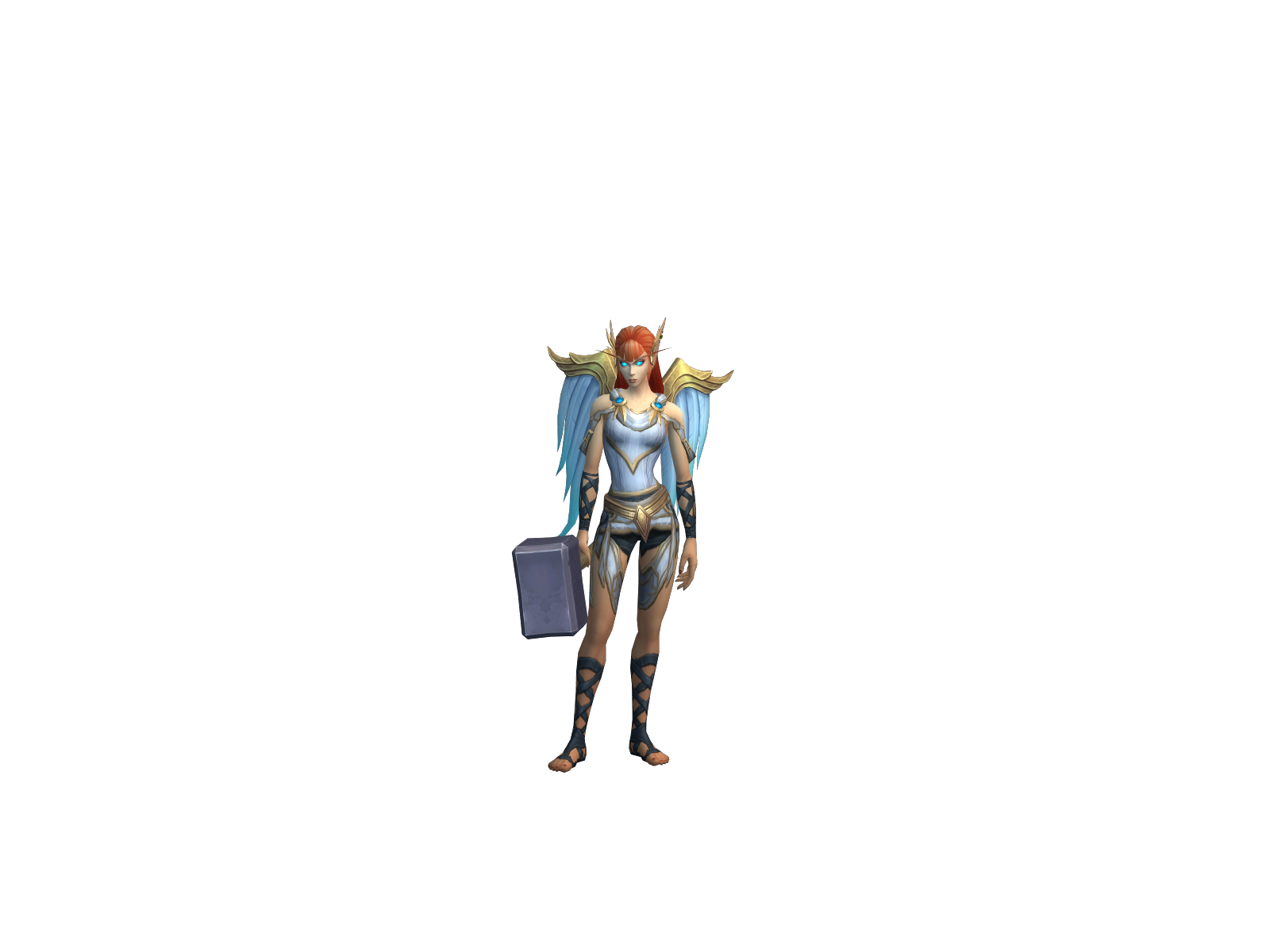 Japwings 3D character render