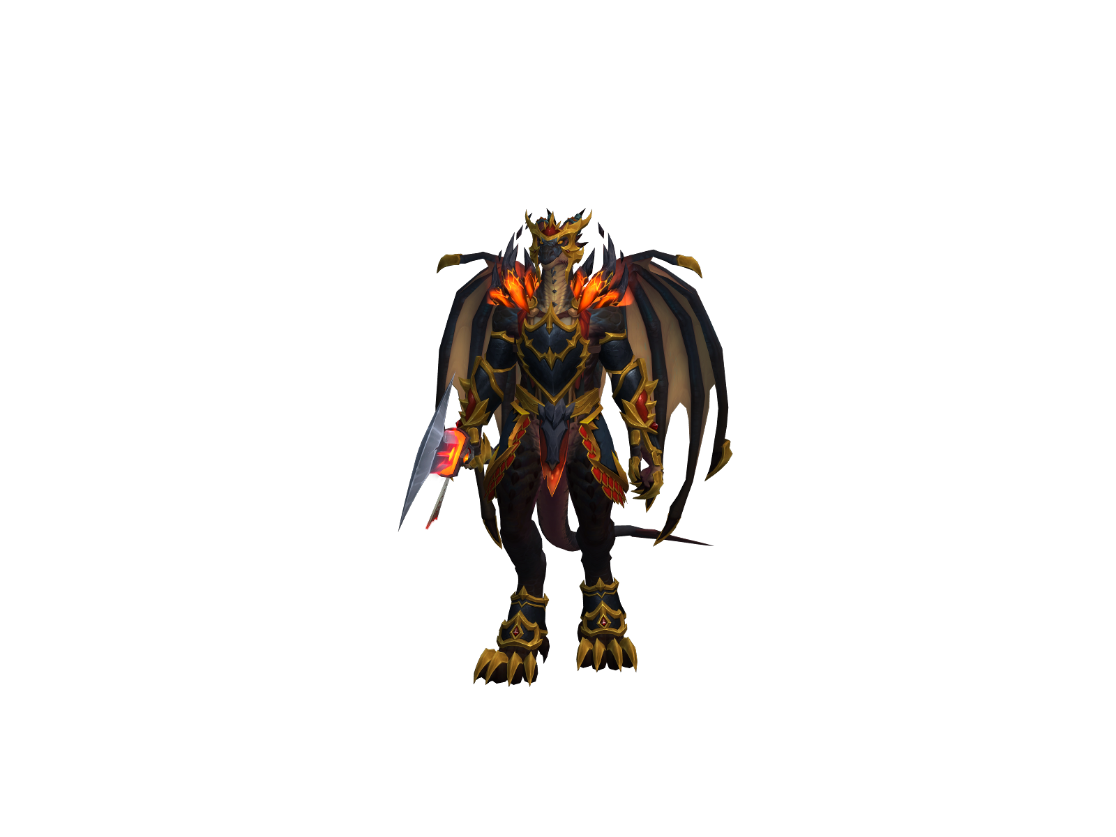 Spoopydargon 3D character render