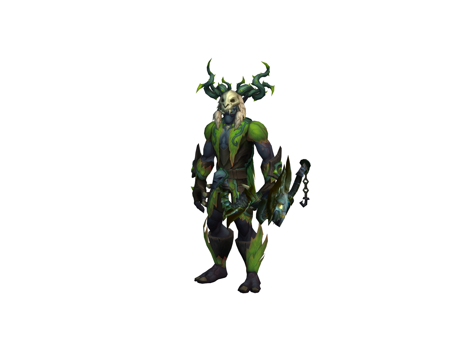 Blazinbows 3D character render