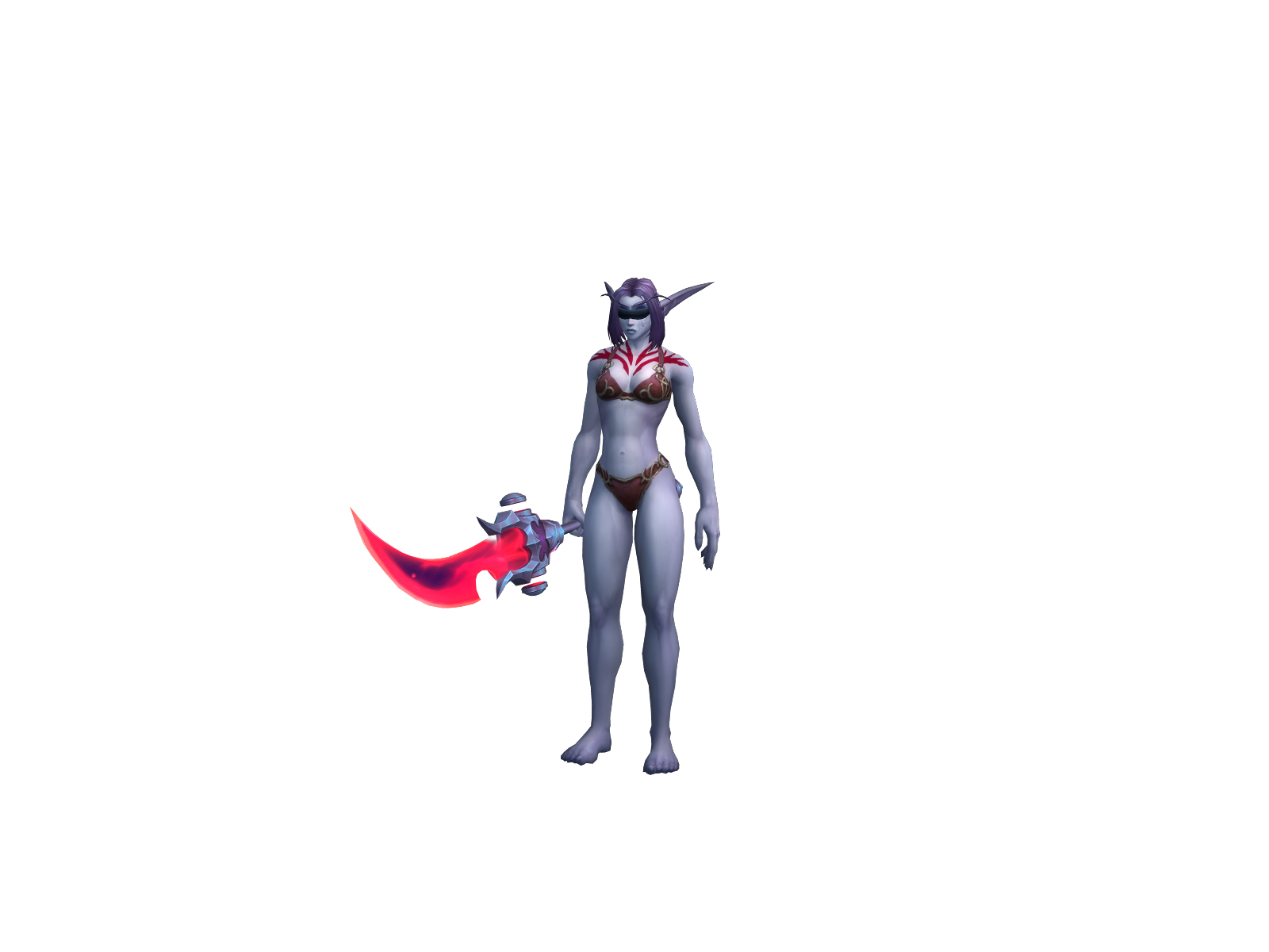 Finkad 3D character render