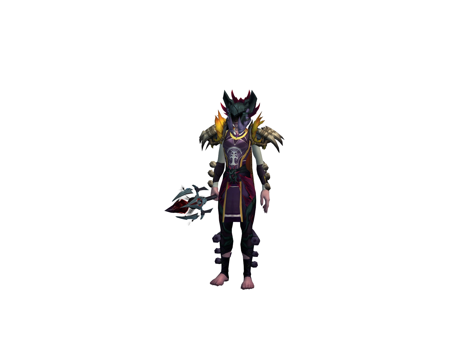 Antîx 3D character render