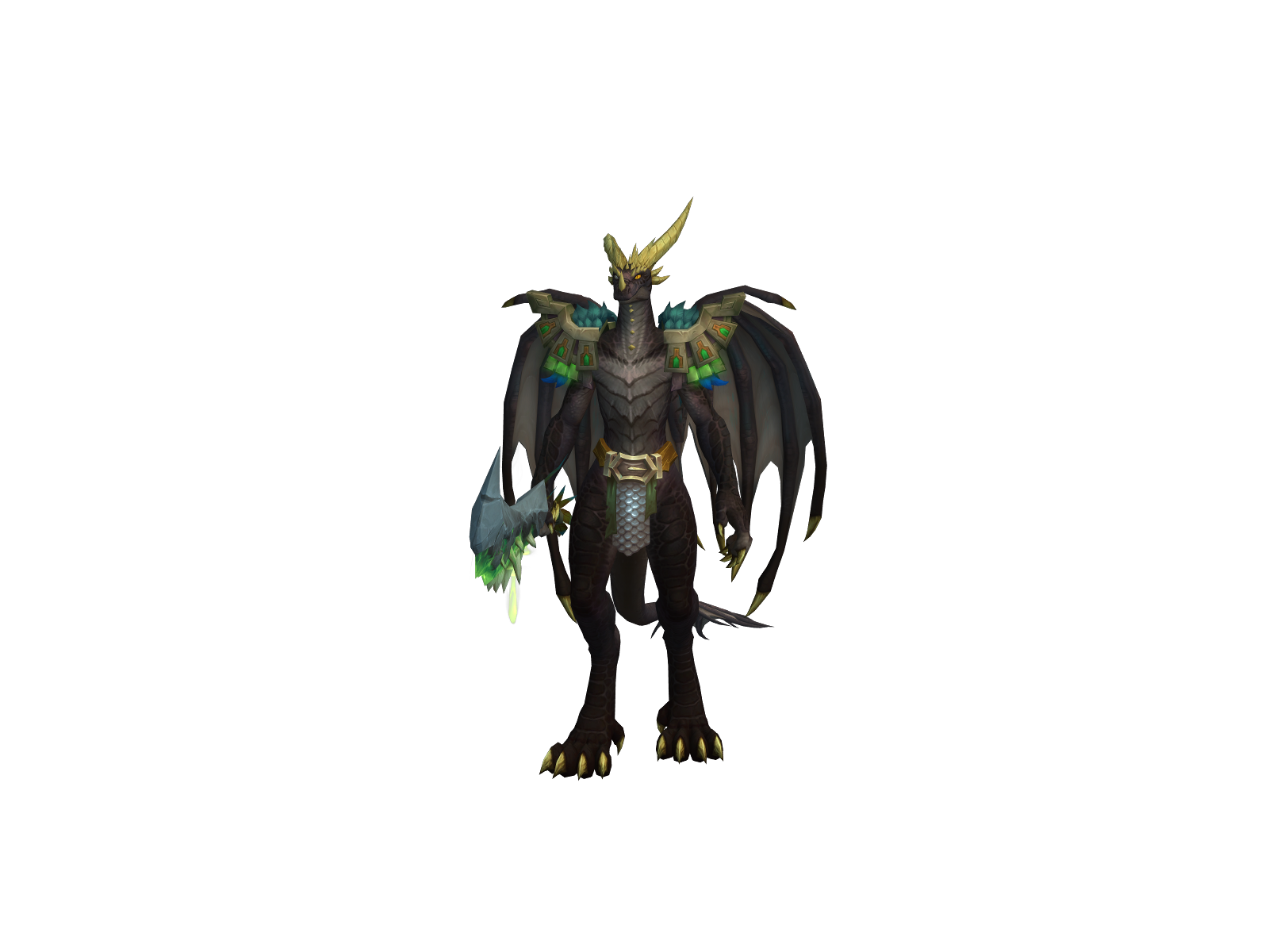 Dragonhash 3D character render