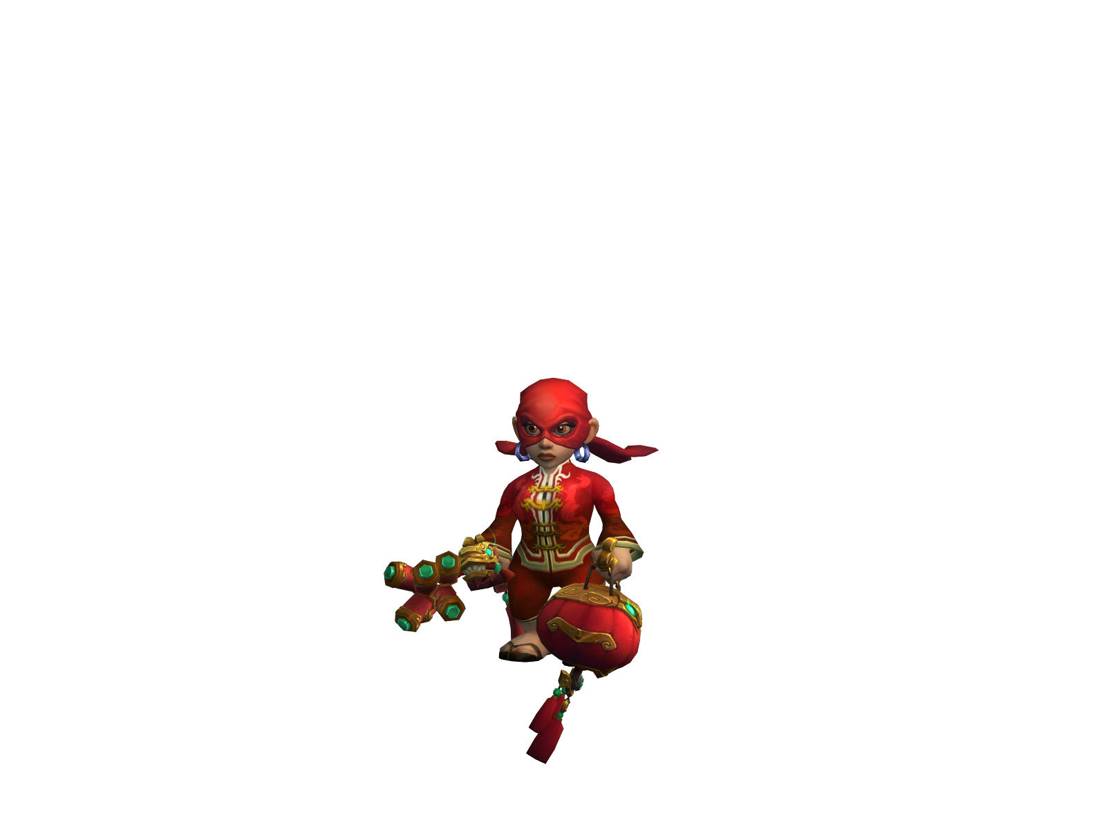 Eluke 3D character render
