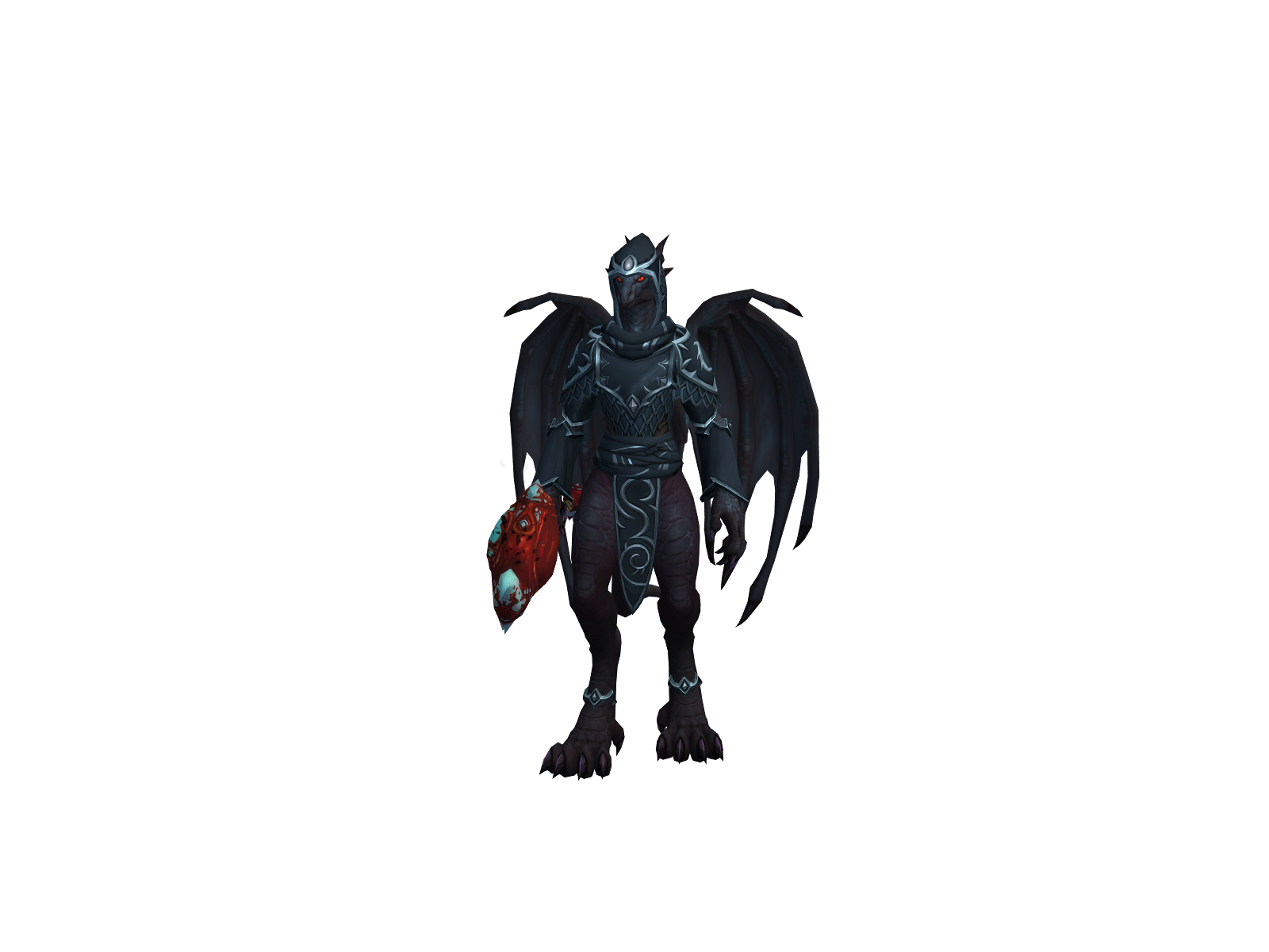 Hagraven 3D character render