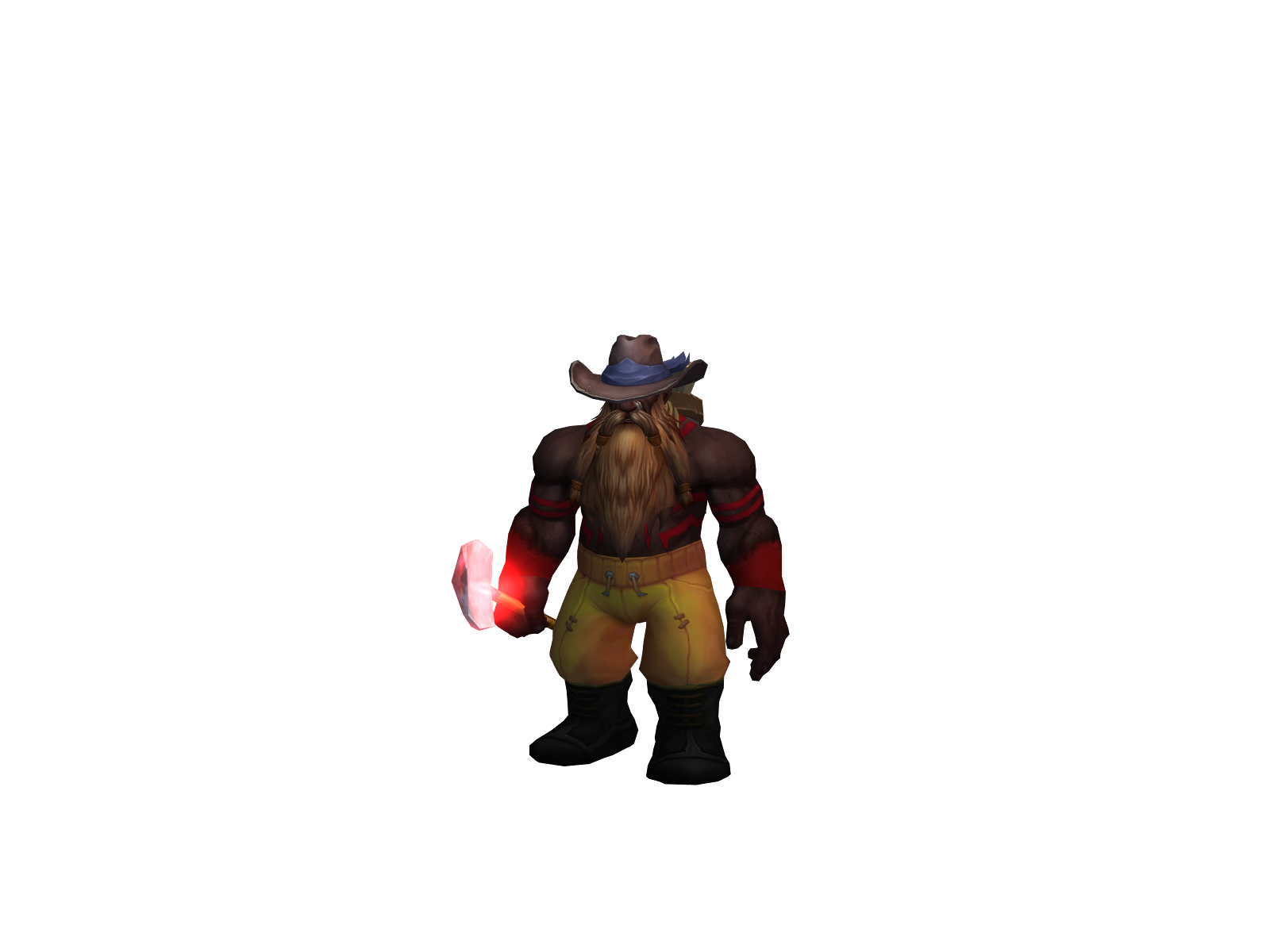 Fogba 3D character render