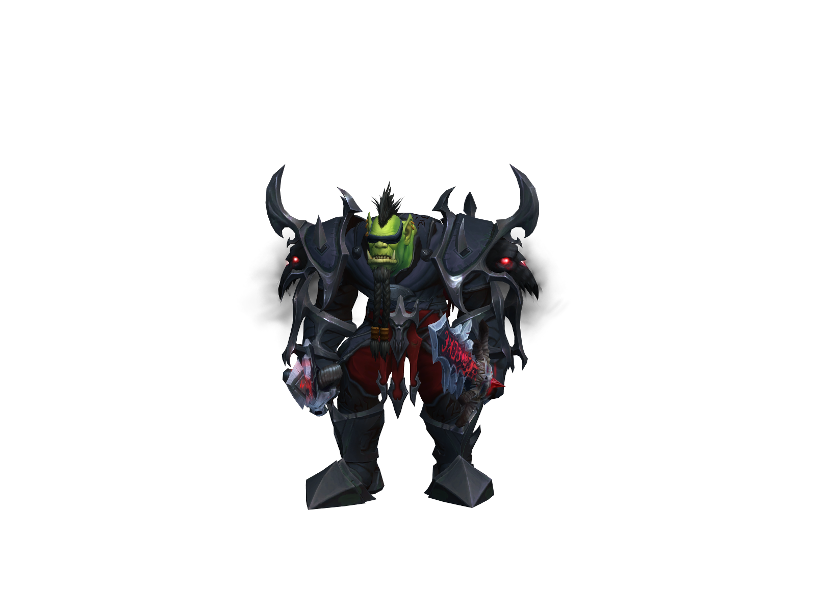 Grinetiaa 3D character render