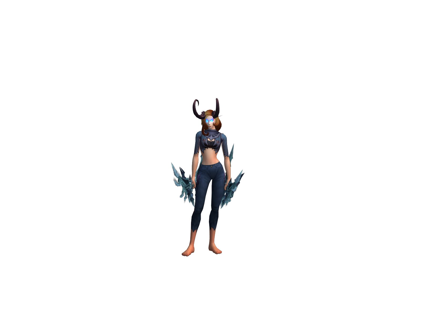 Neonjik 3D character render