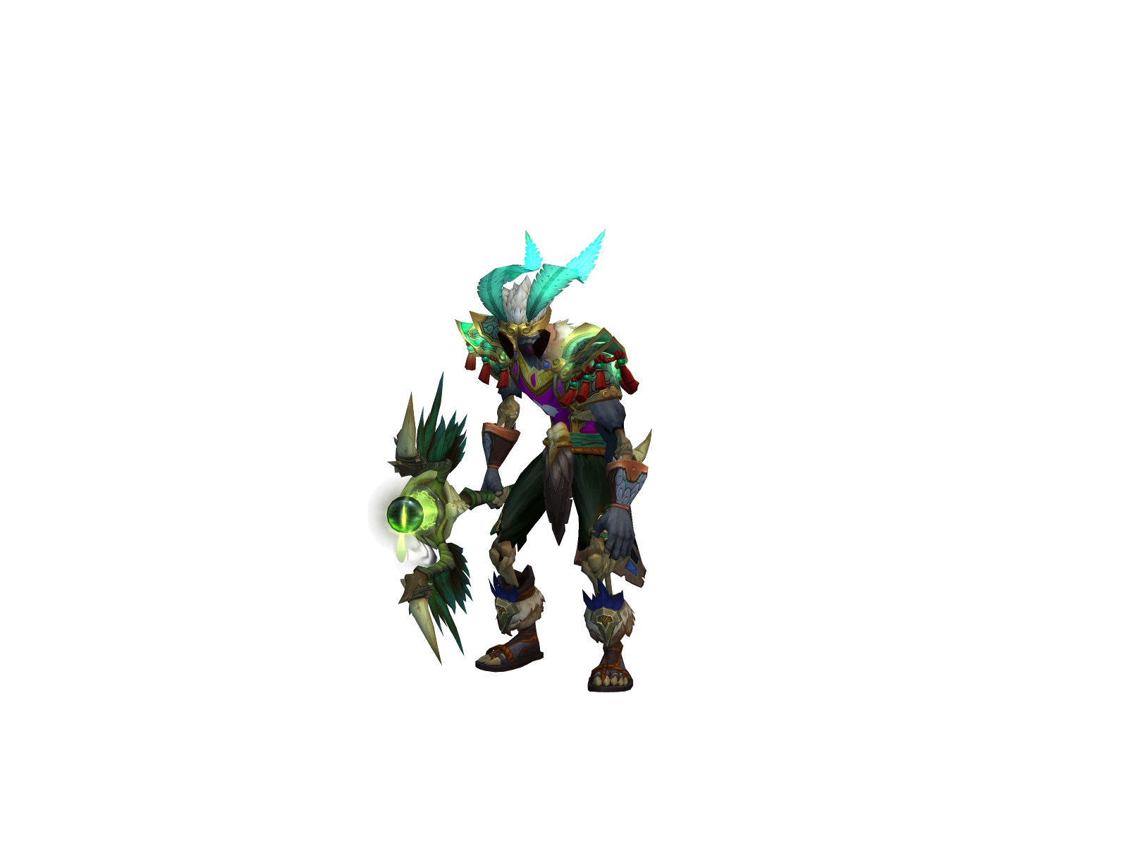 Harufuru 3D character render