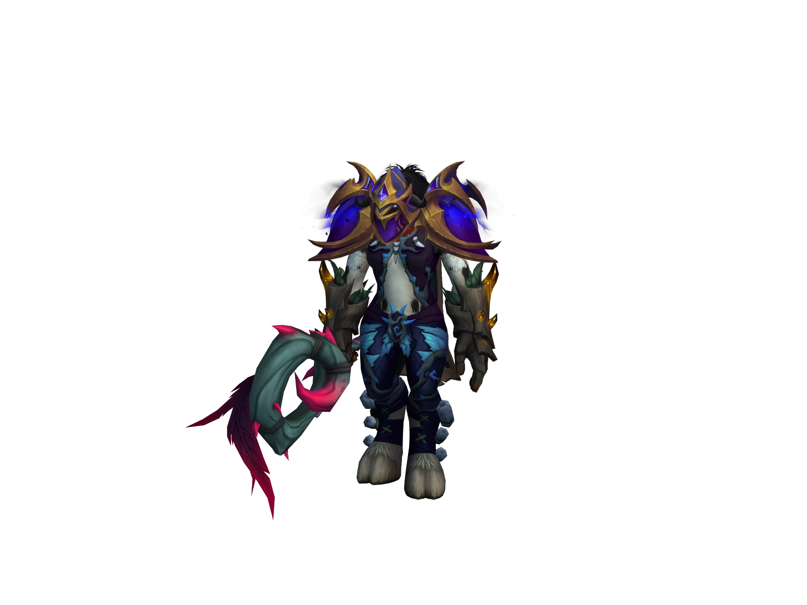 Cowhawk 3D character render