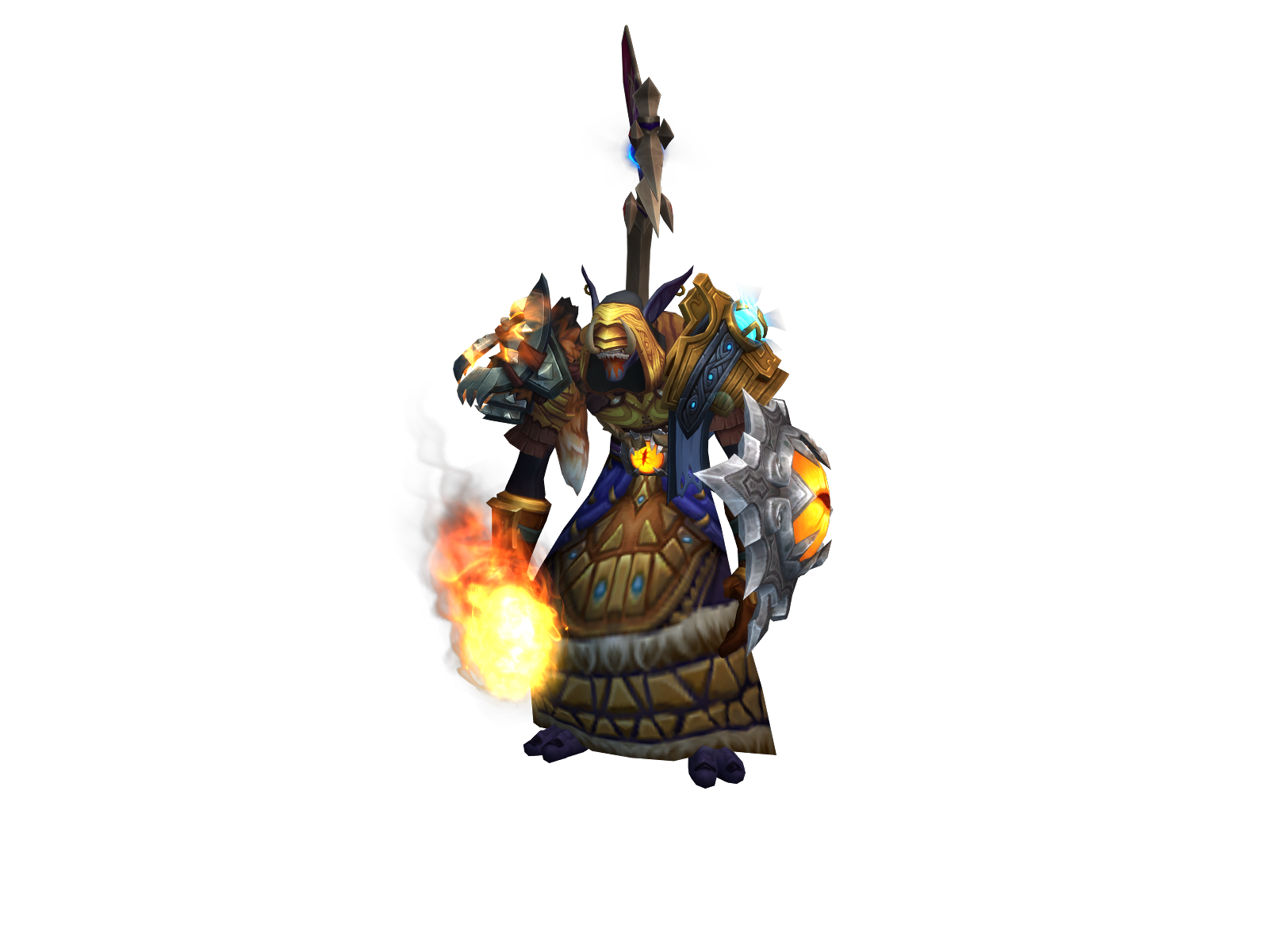 Triggatrezzi 3D character render