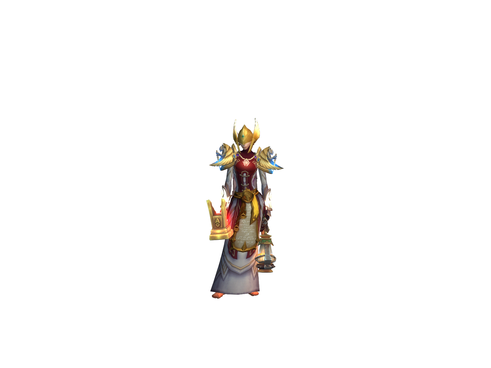 Iristina 3D character render