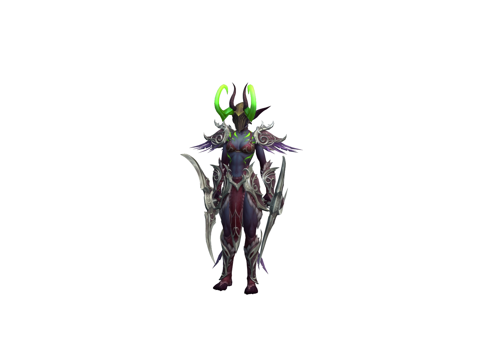 Vacua 3D character render