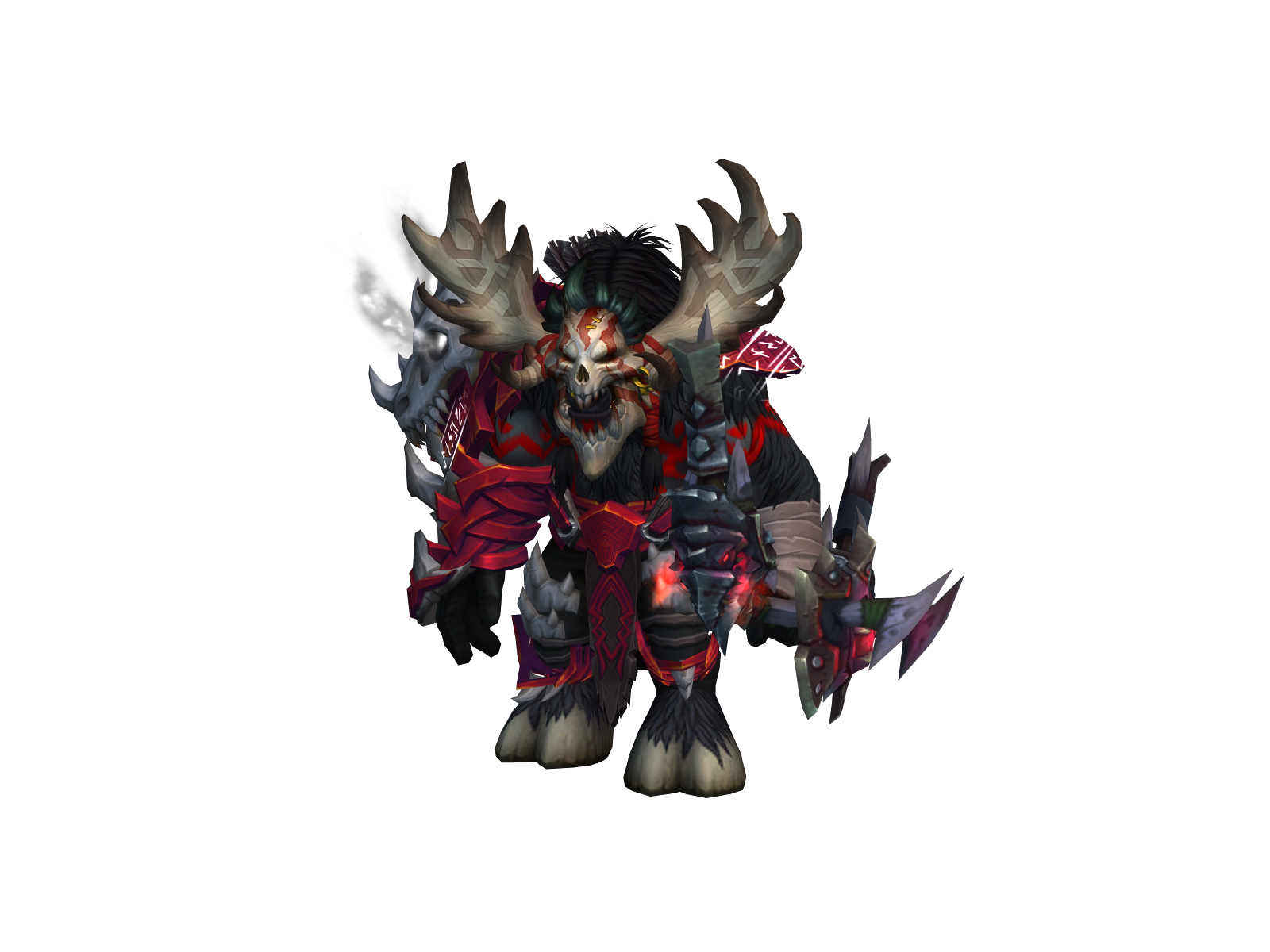 Bighairychad 3D character render