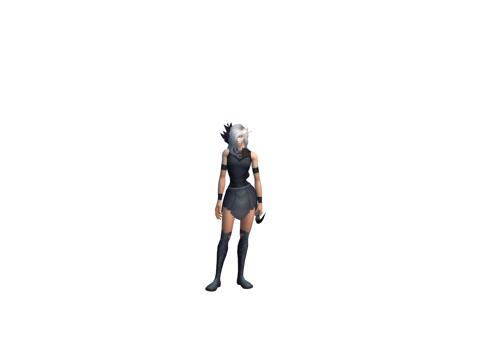 Aryalia 3D character render