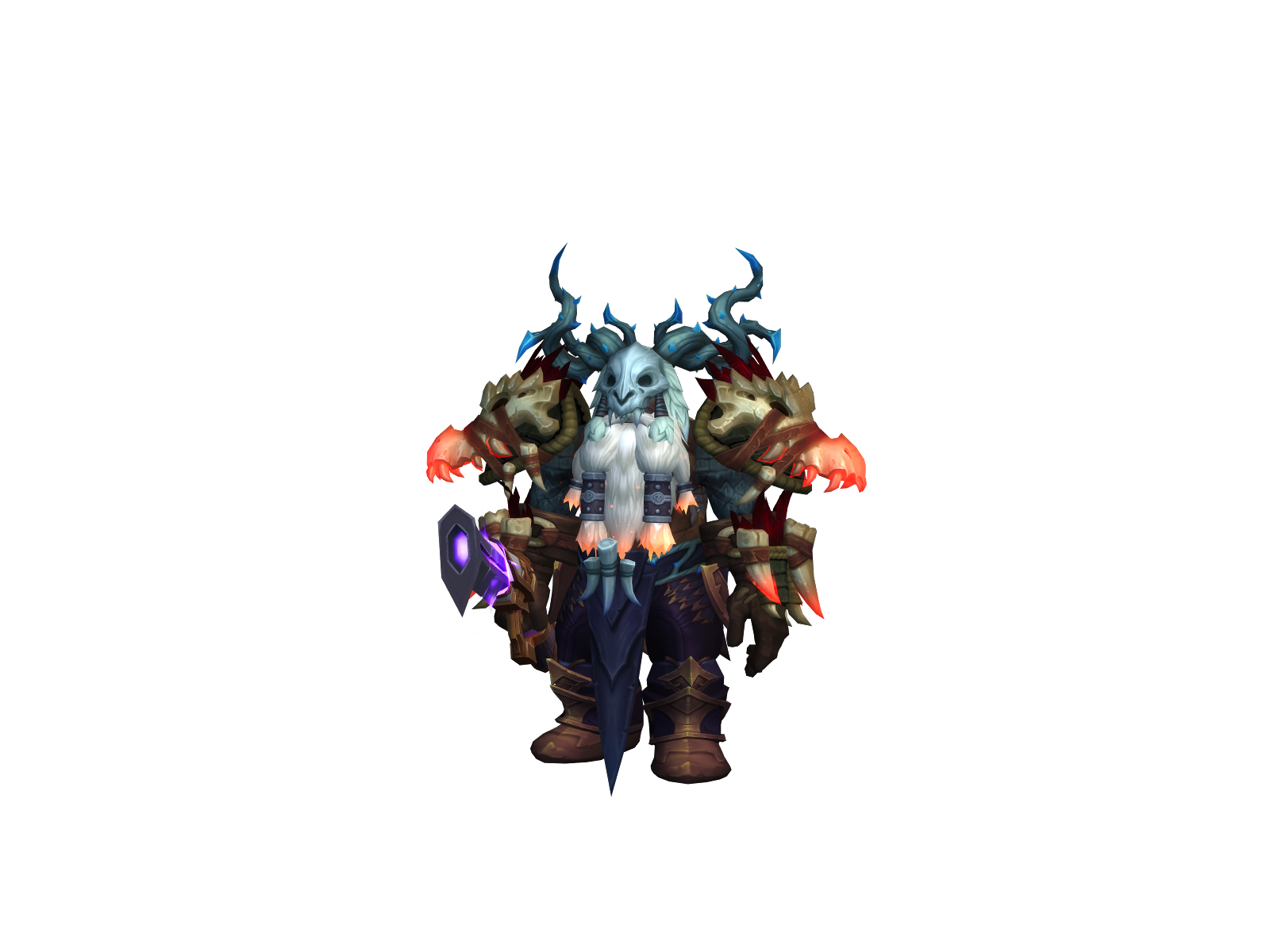 Anklemine 3D character render