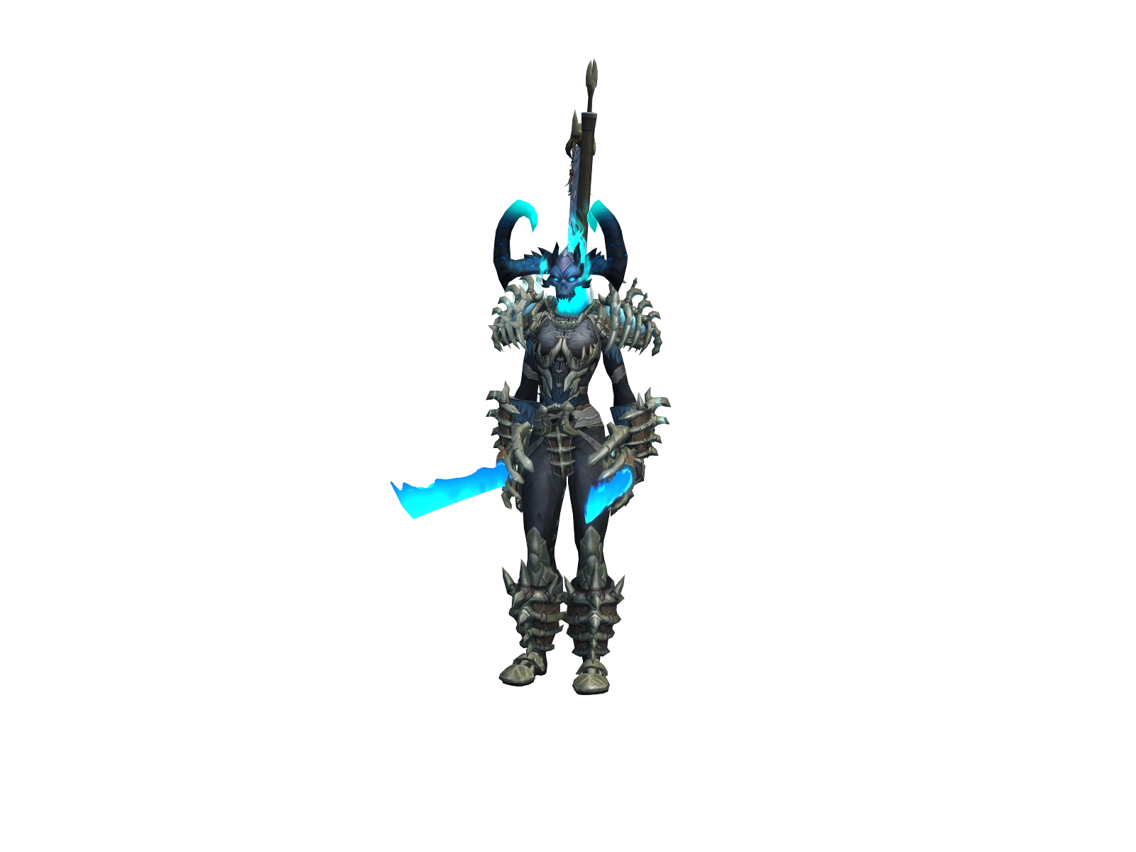 Warkademon 3D character render