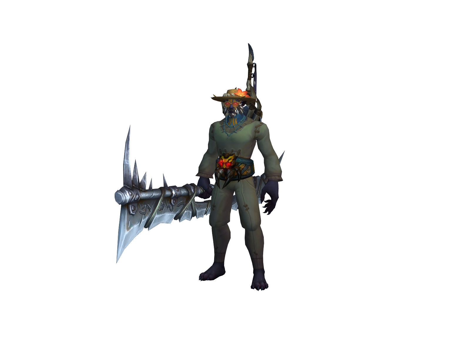 Youngrip 3D character render