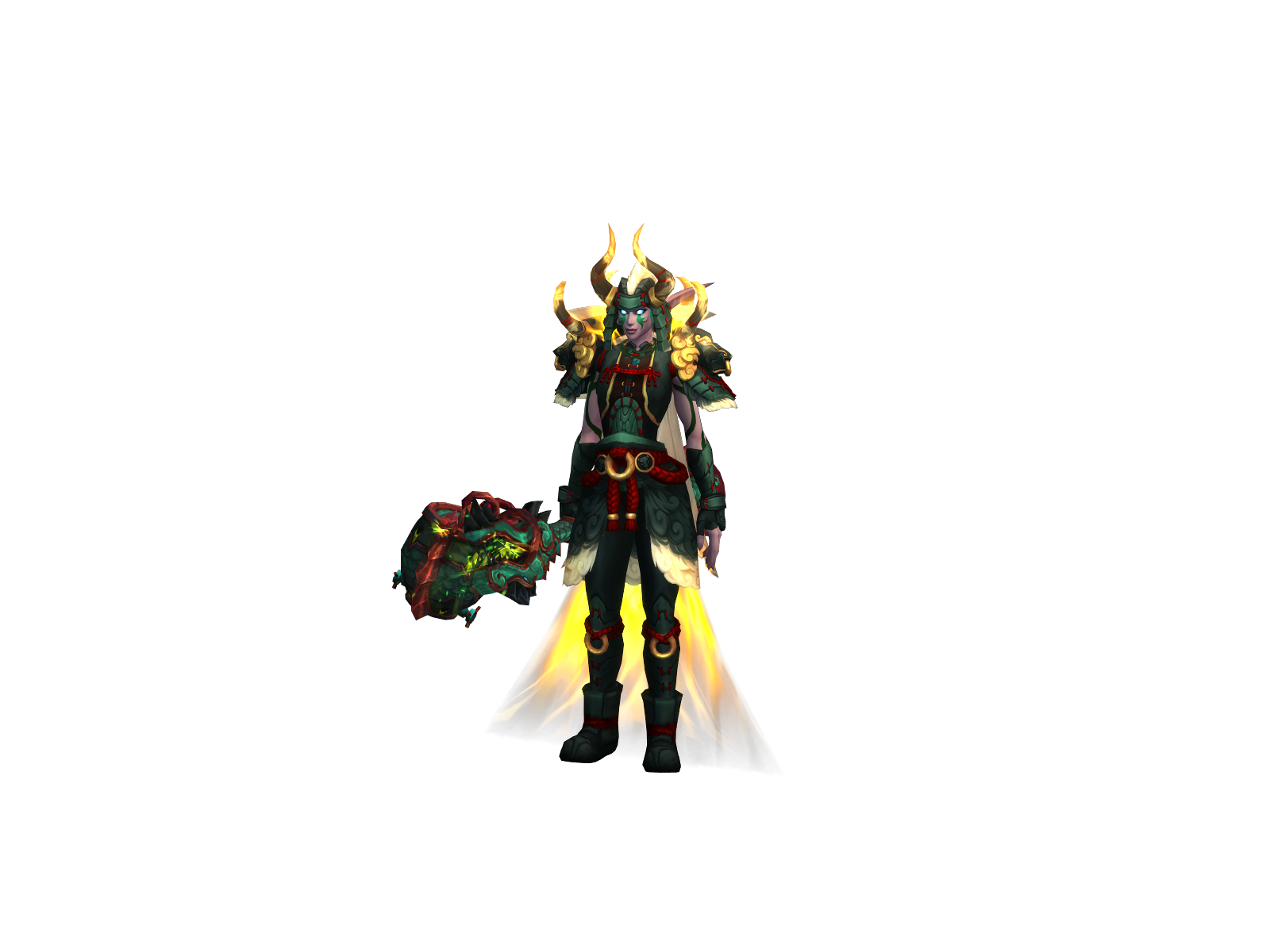Mistweavers 3D character render
