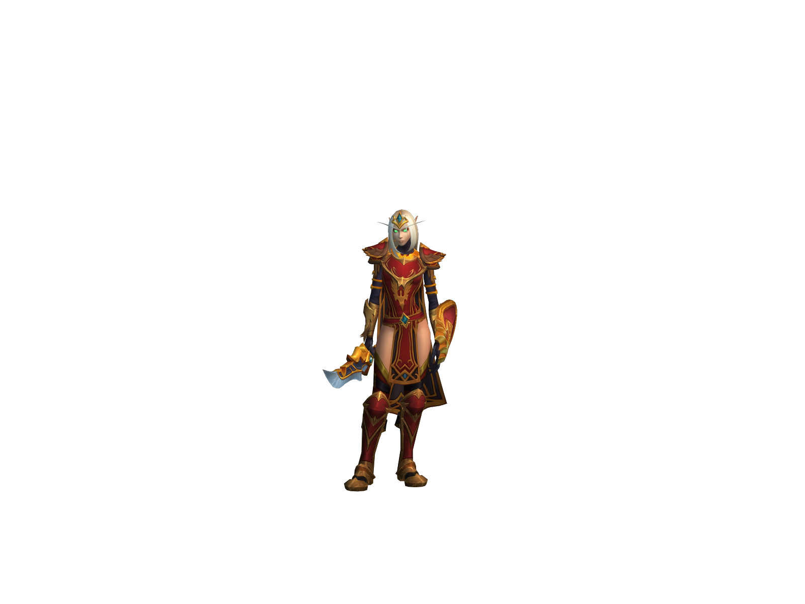Velenya 3D character render