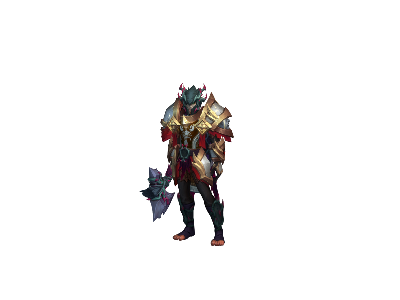 Fragner 3D character render