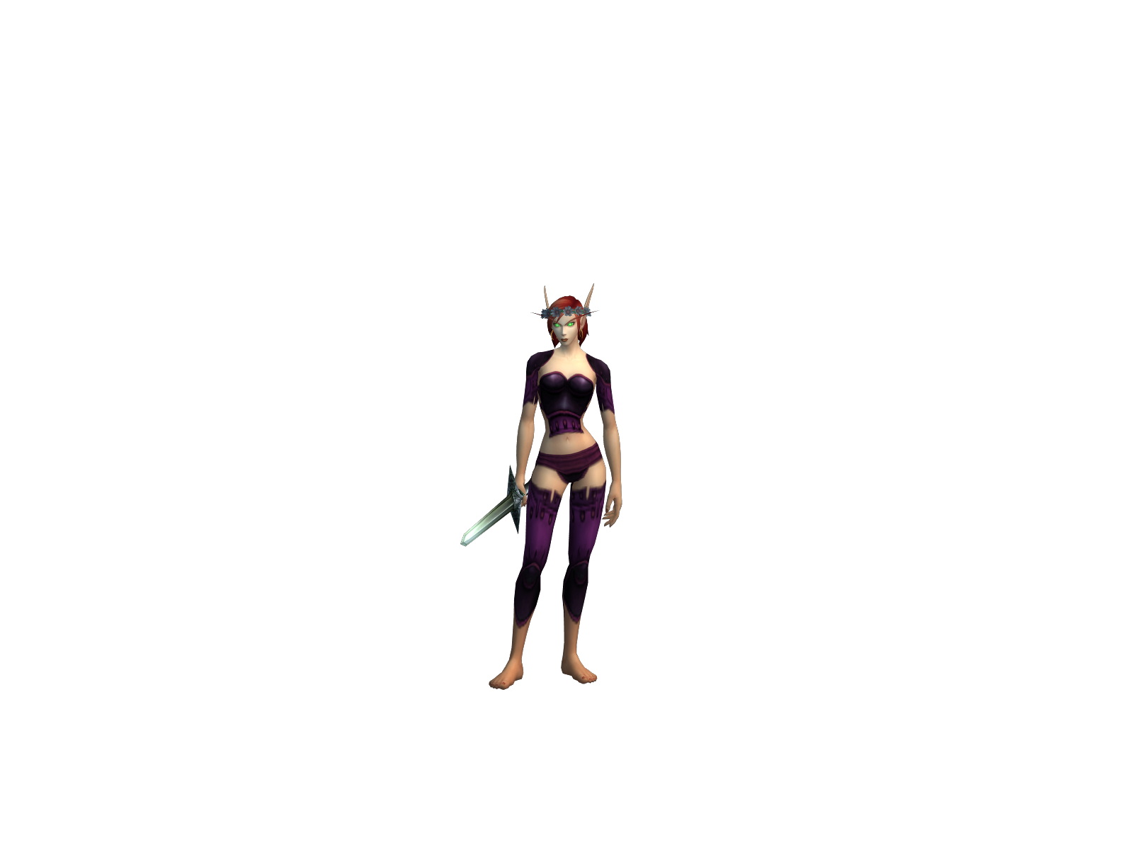 Chirrin 3D character render