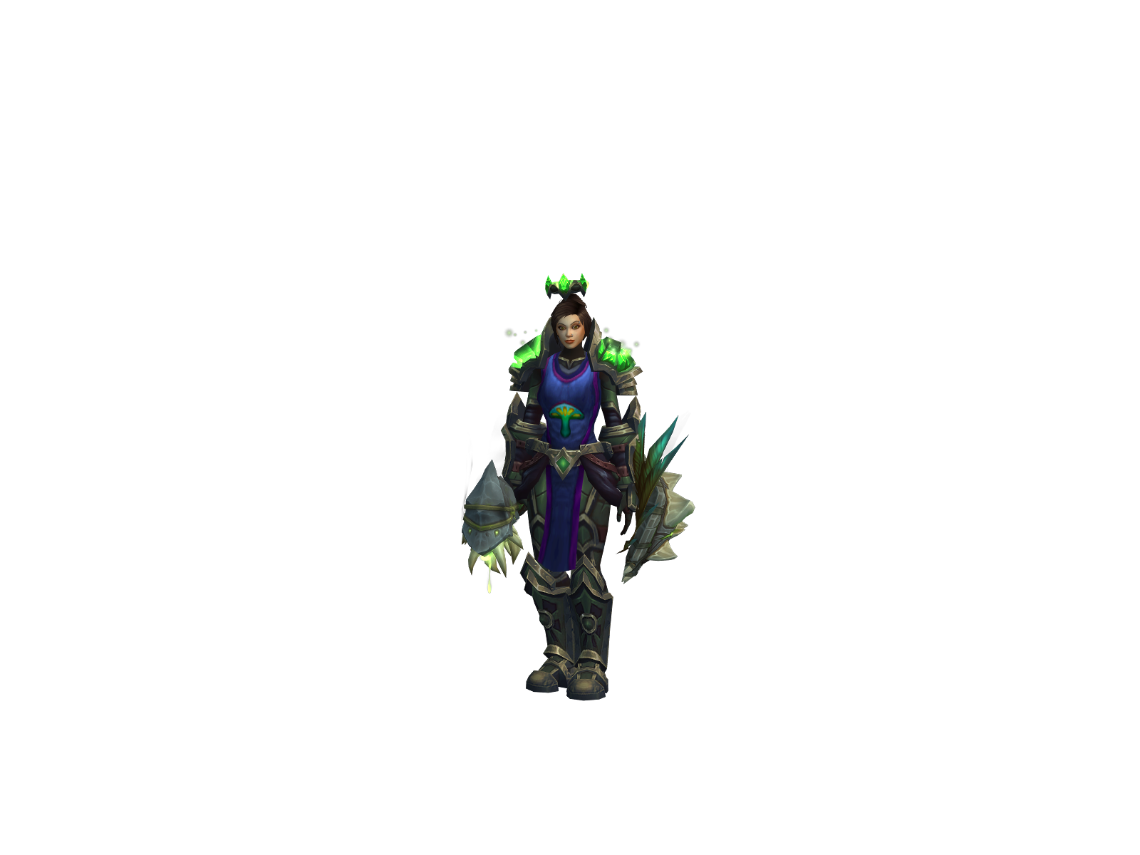 Purplepally 3D character render