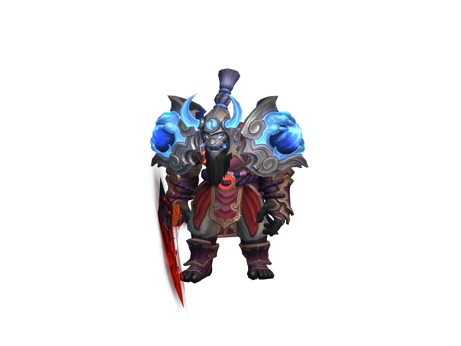 Ténzan 3D character render