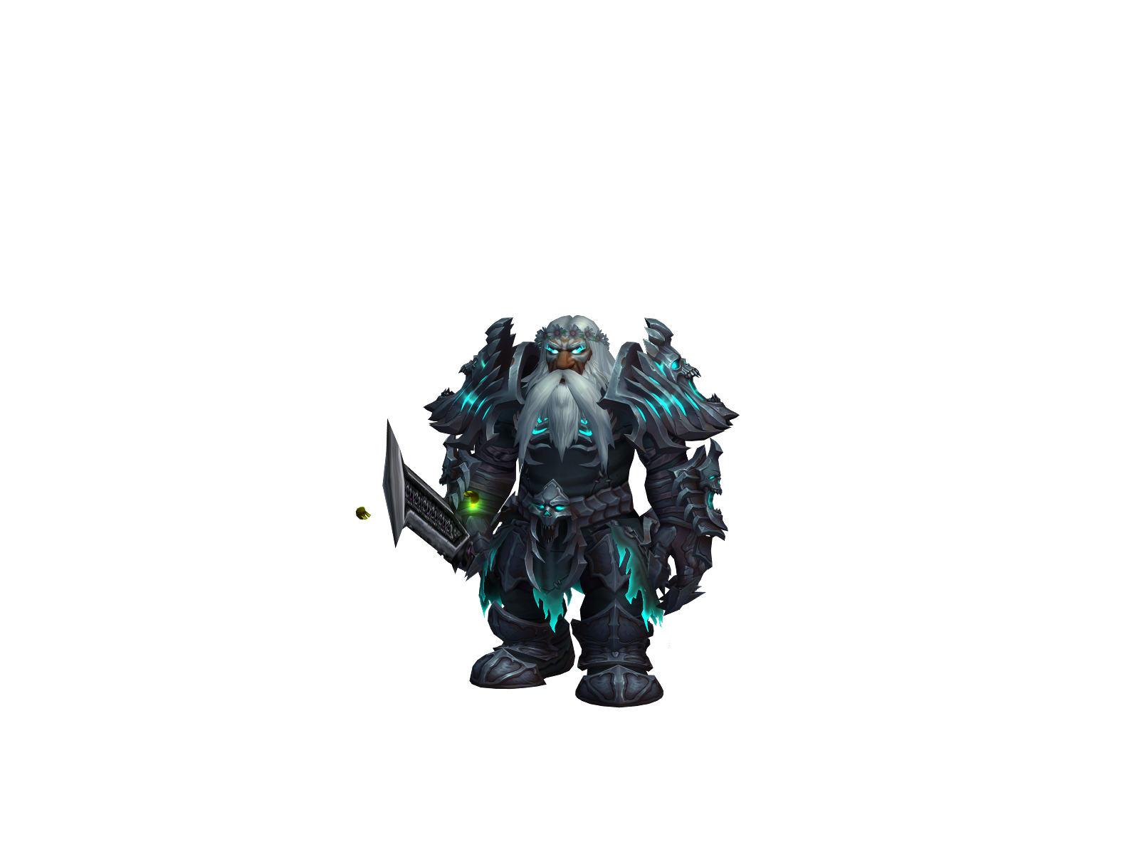 Whitedalf 3D character render