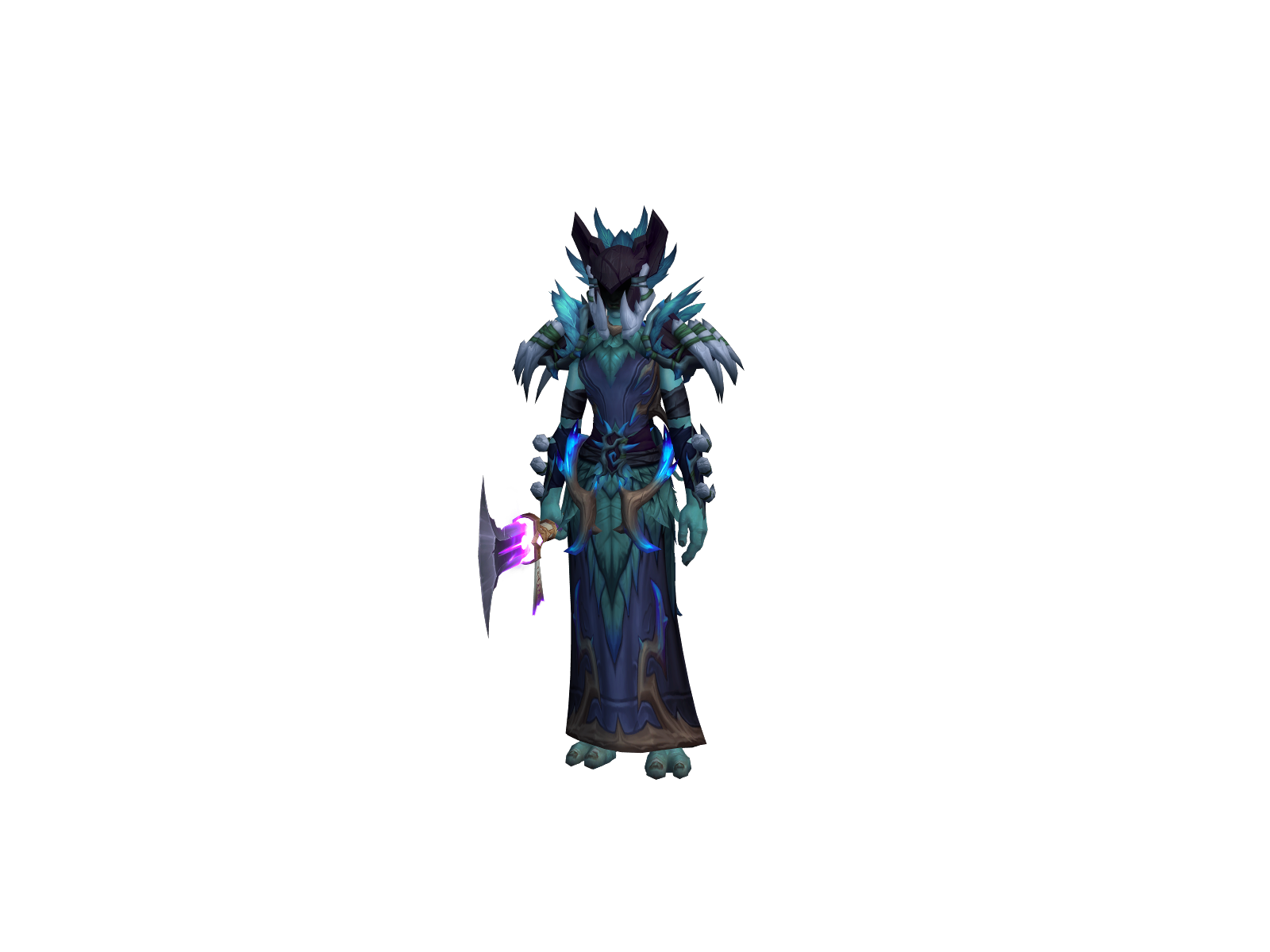 Kittykebb 3D character render