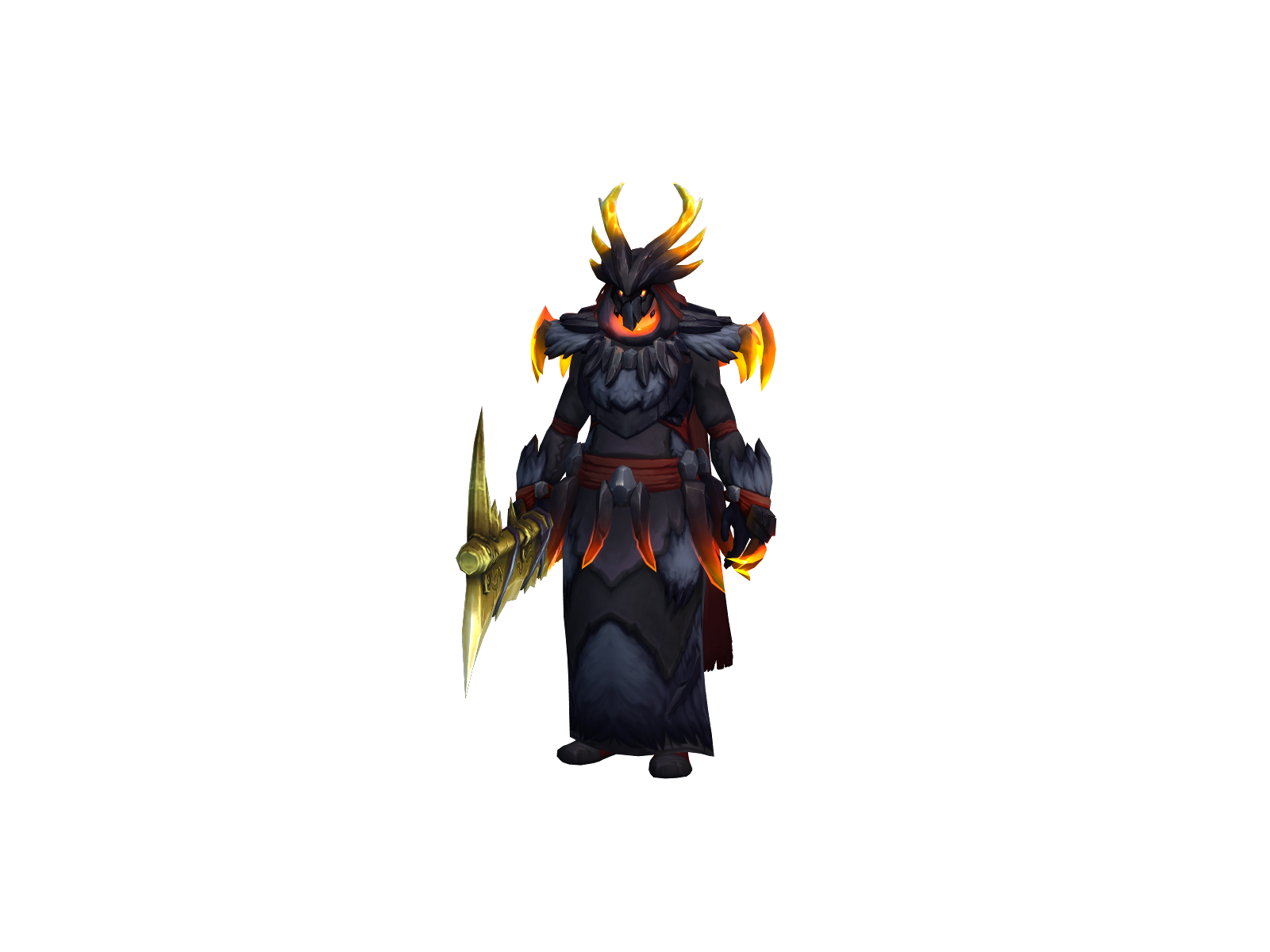 Bossdru 3D character render