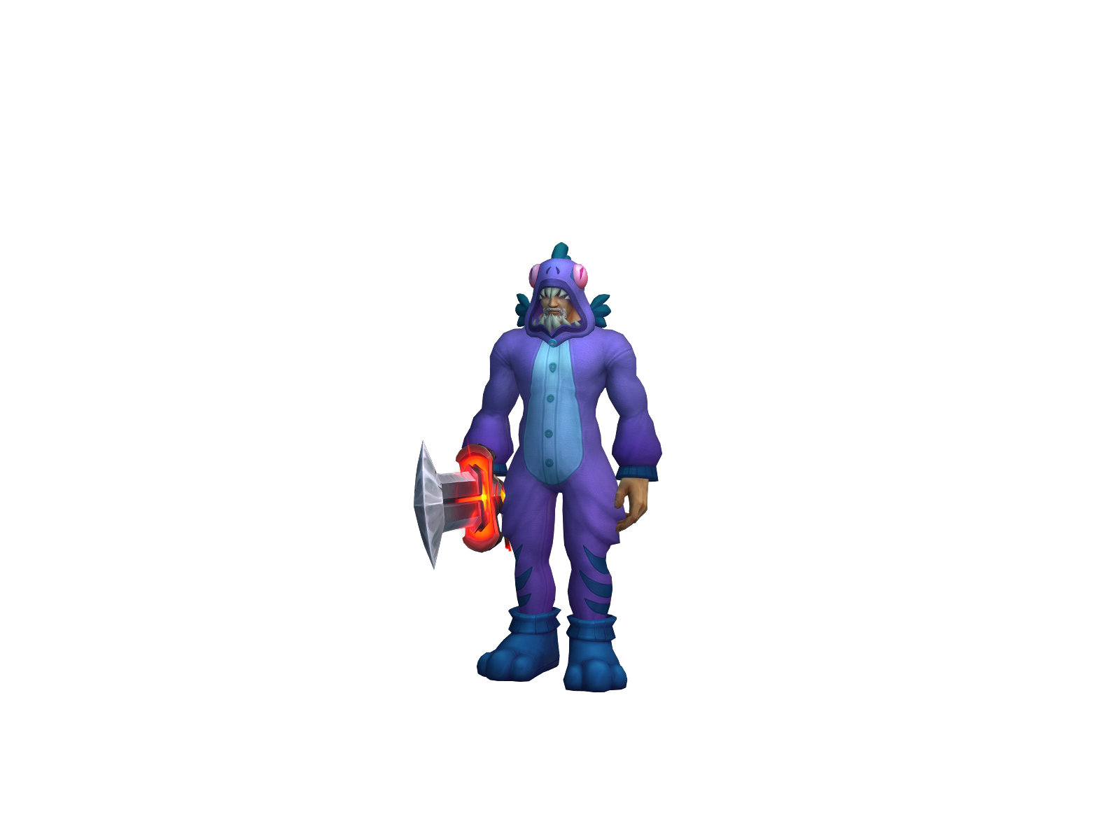 Ggwarriör 3D character render