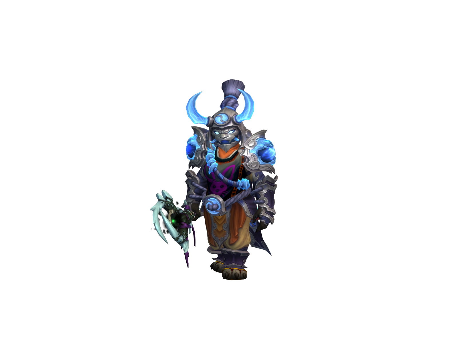 Hogrl 3D character render