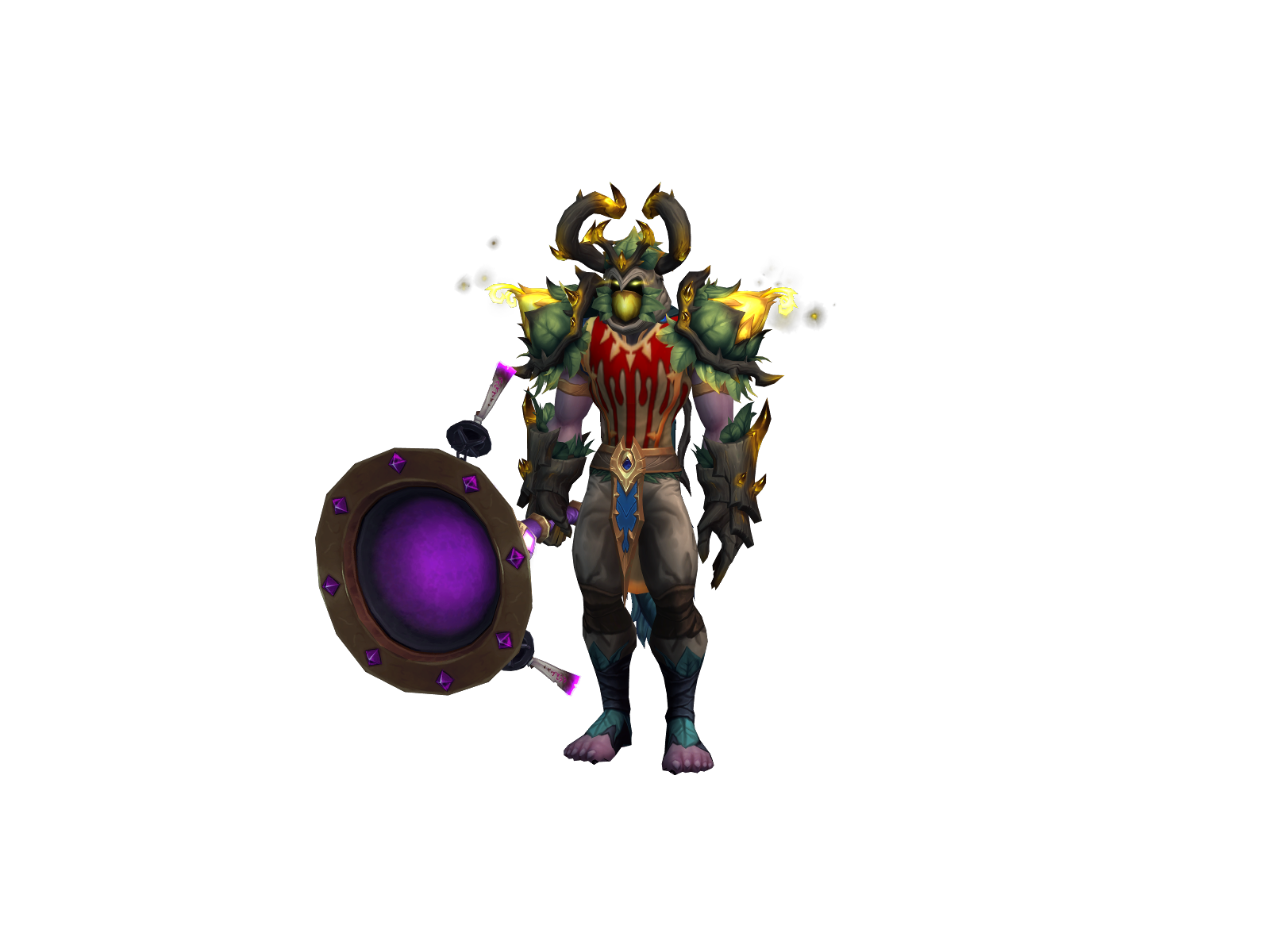 Luminal 3D character render