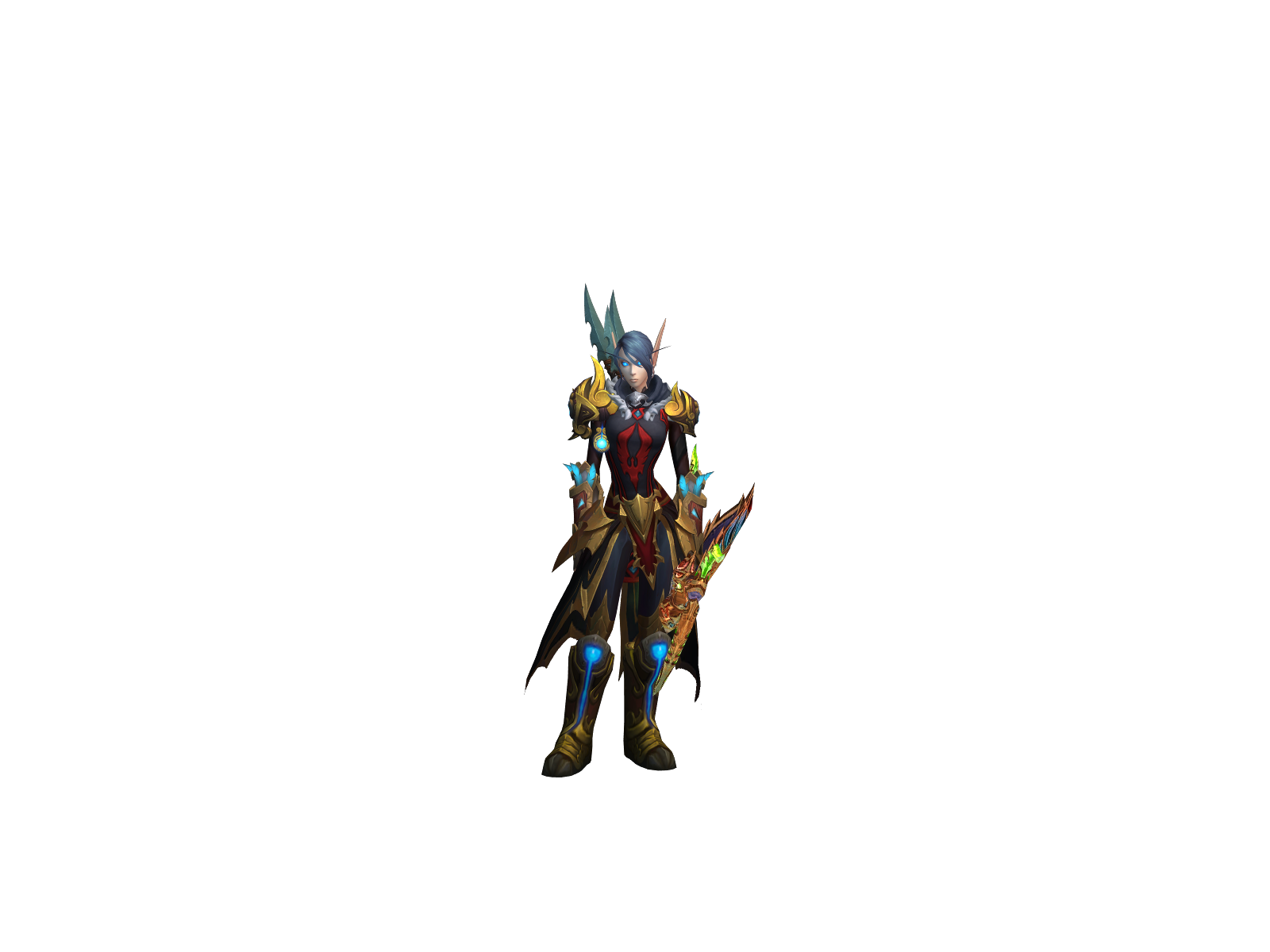 Rusabella 3D character render