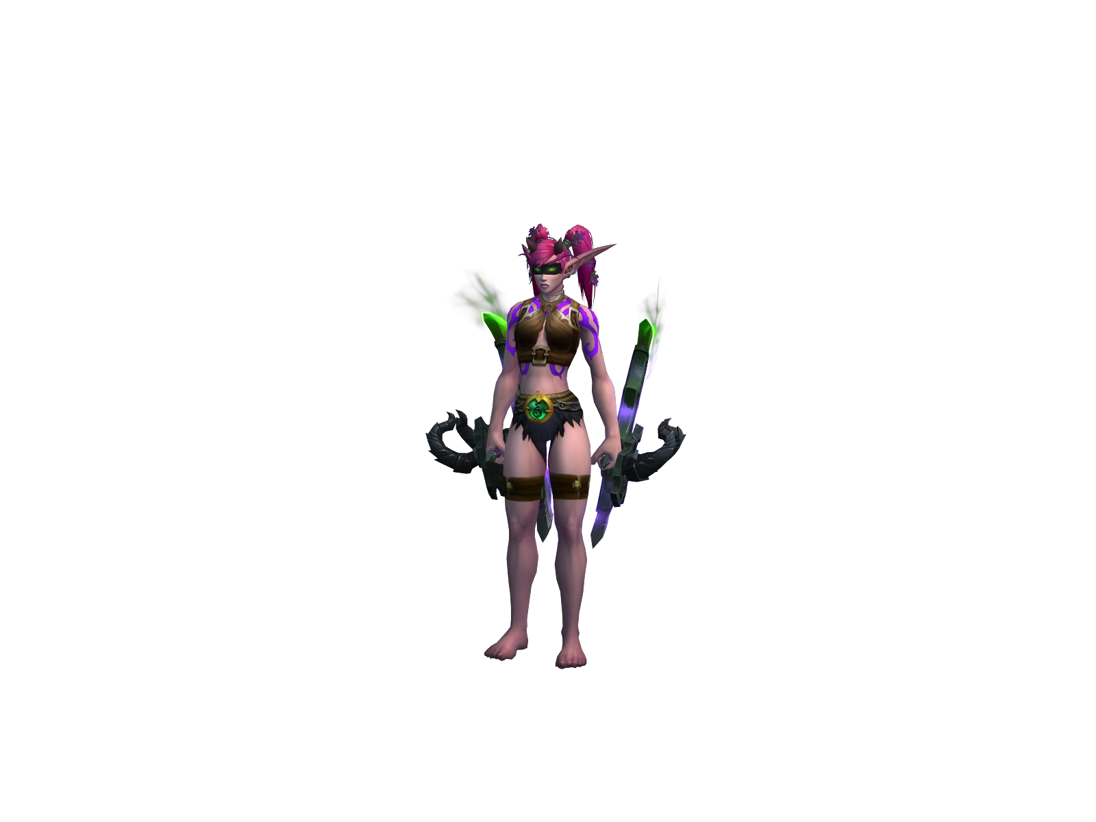 Reynafu 3D character render