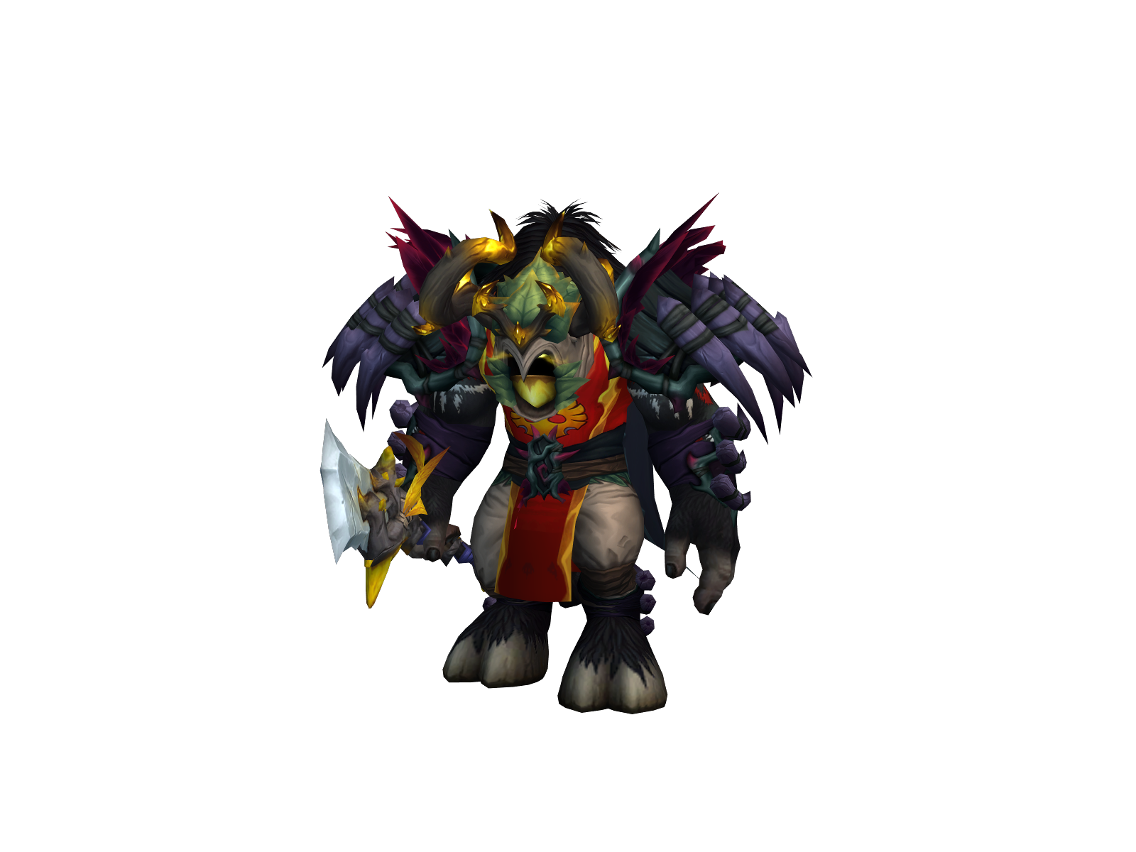 Pecuniabovis 3D character render