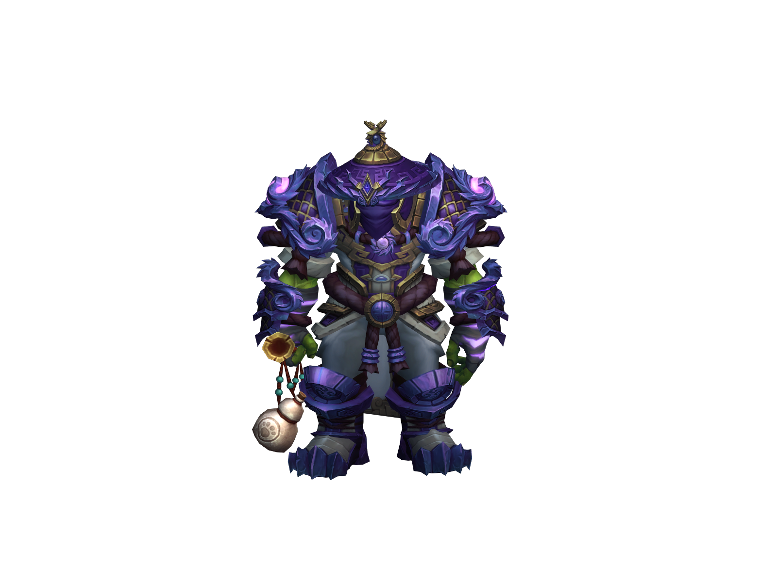 Méowcules 3D character render