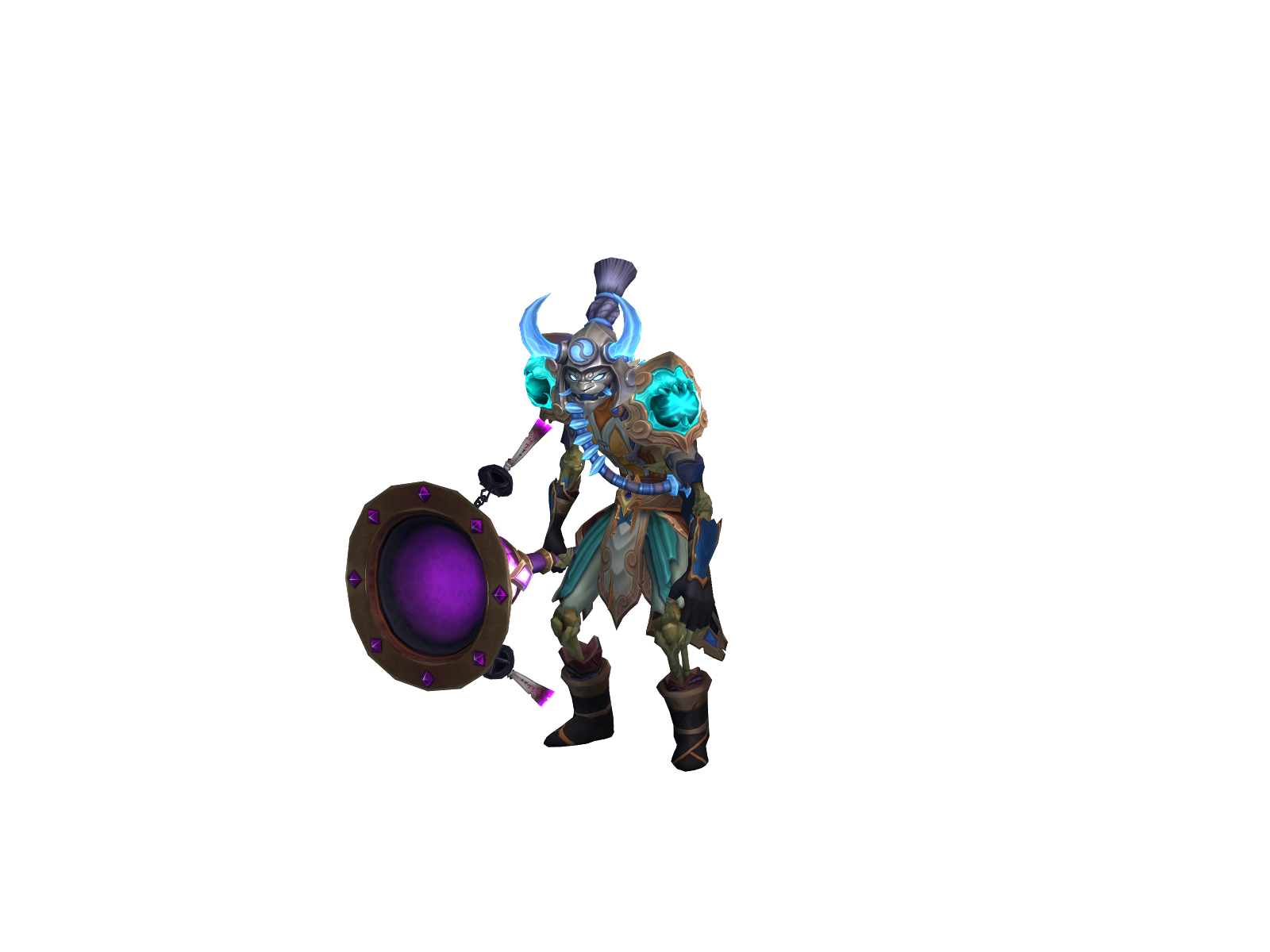 Zenbra 3D character render