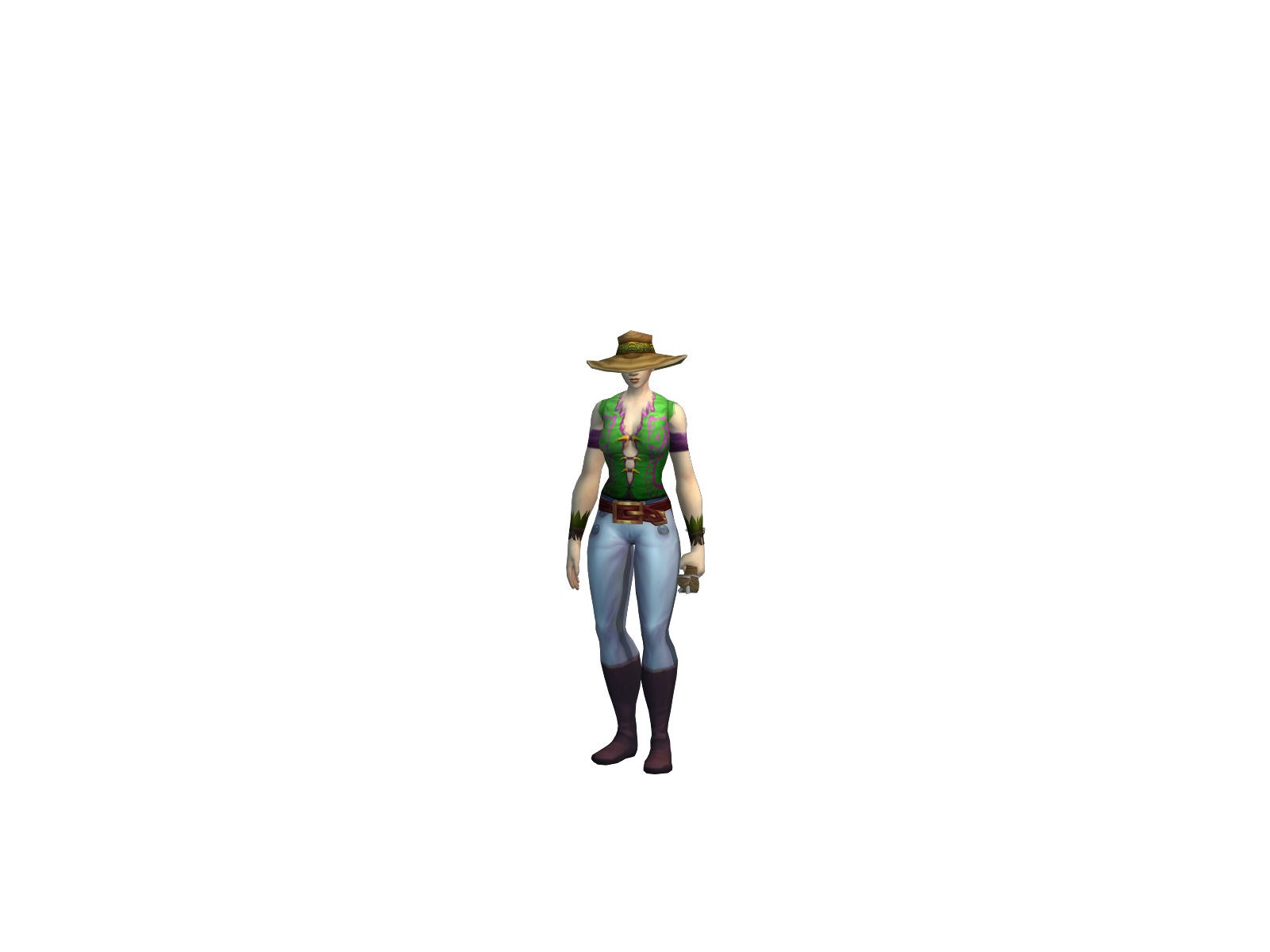 Zephyly 3D character render