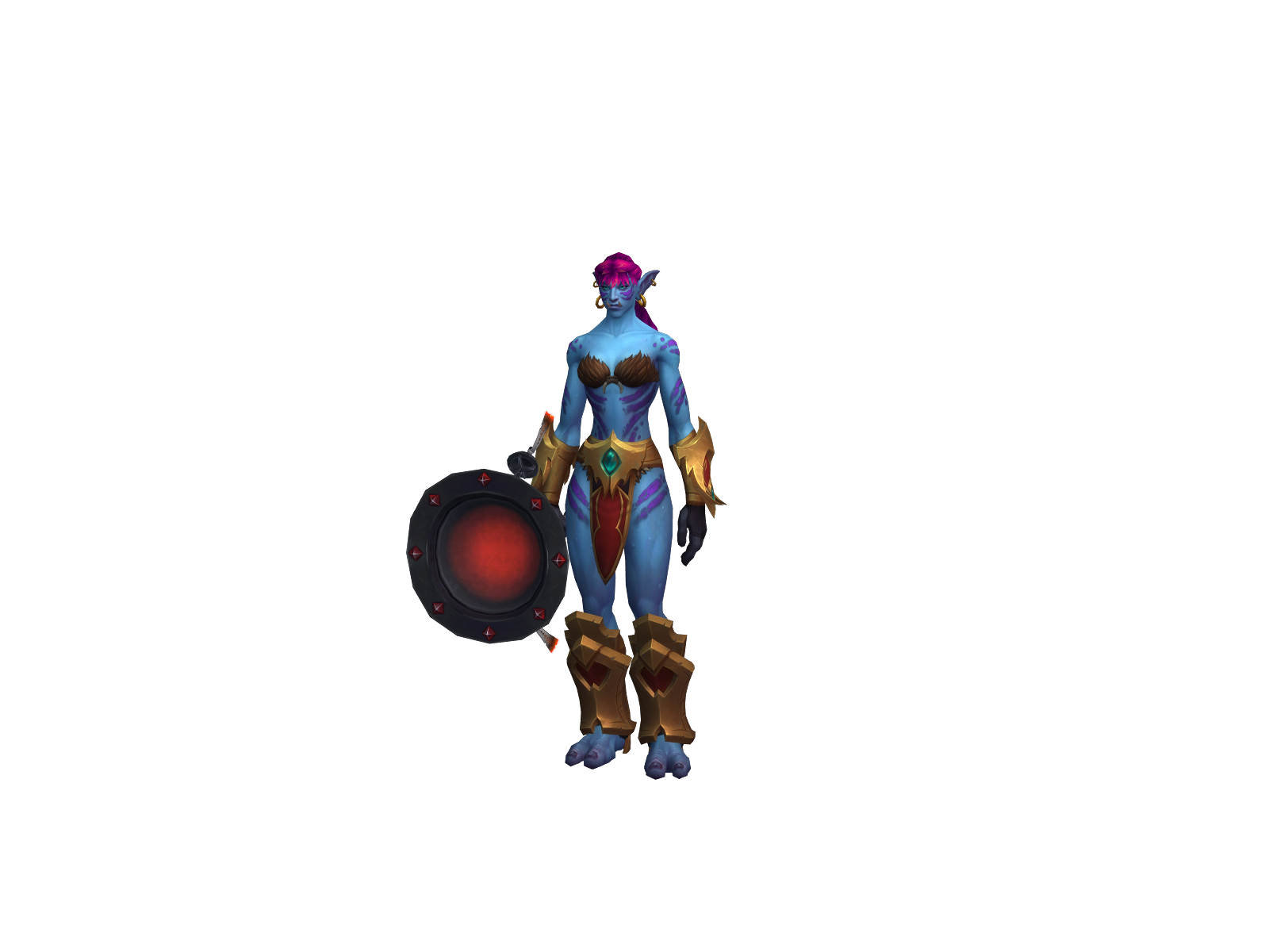 Rhuk 3D character render