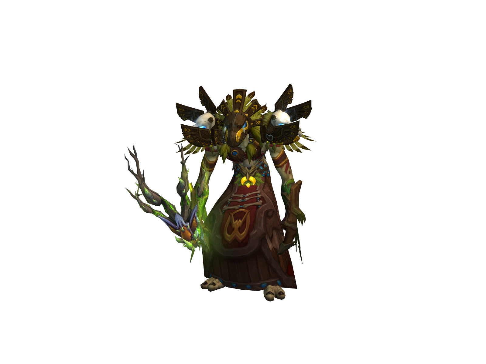 Hekd 3D character render