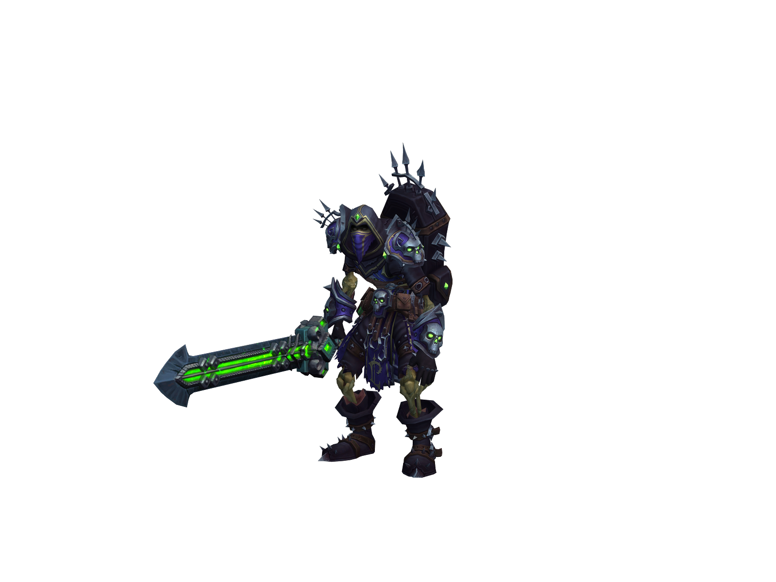 Mortariux 3D character render