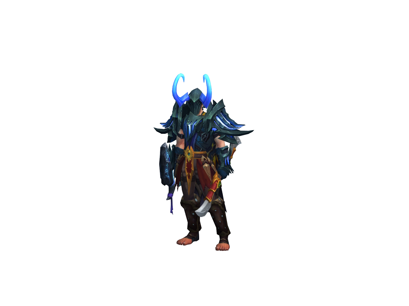 Tofuublasts 3D character render